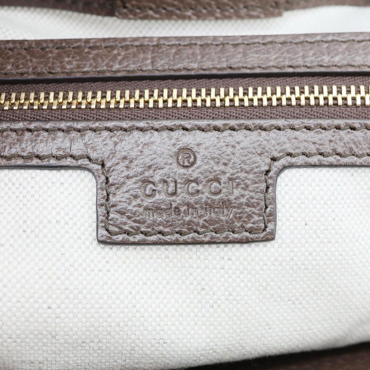 GUCCI Ophidia Medium GG Supreme Canvas Tote Bag Beige 631685