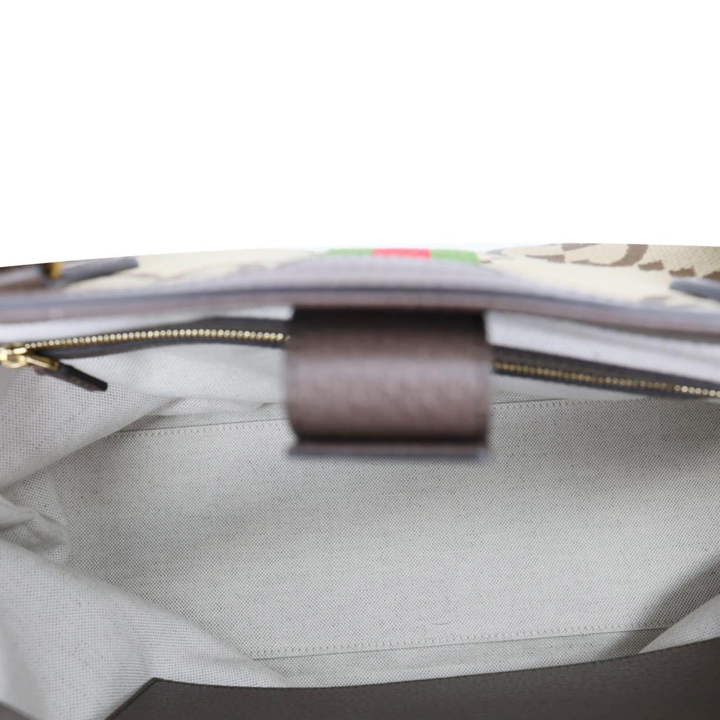 GUCCI Ophidia Medium GG Supreme Canvas Tote Bag Beige 631685