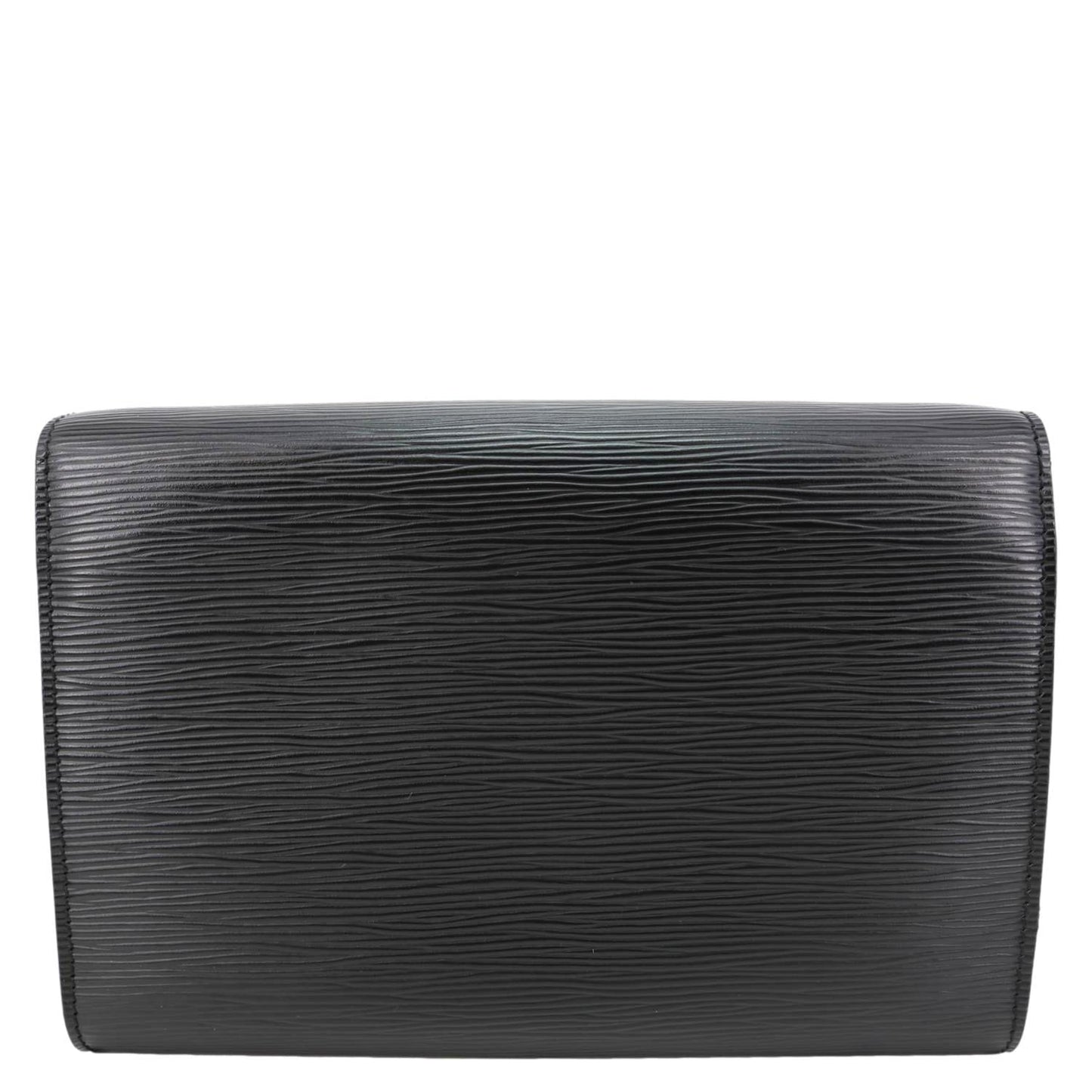 LOUIS VUITTON Arche Pochette Epi Leather Shoulder Bag Black