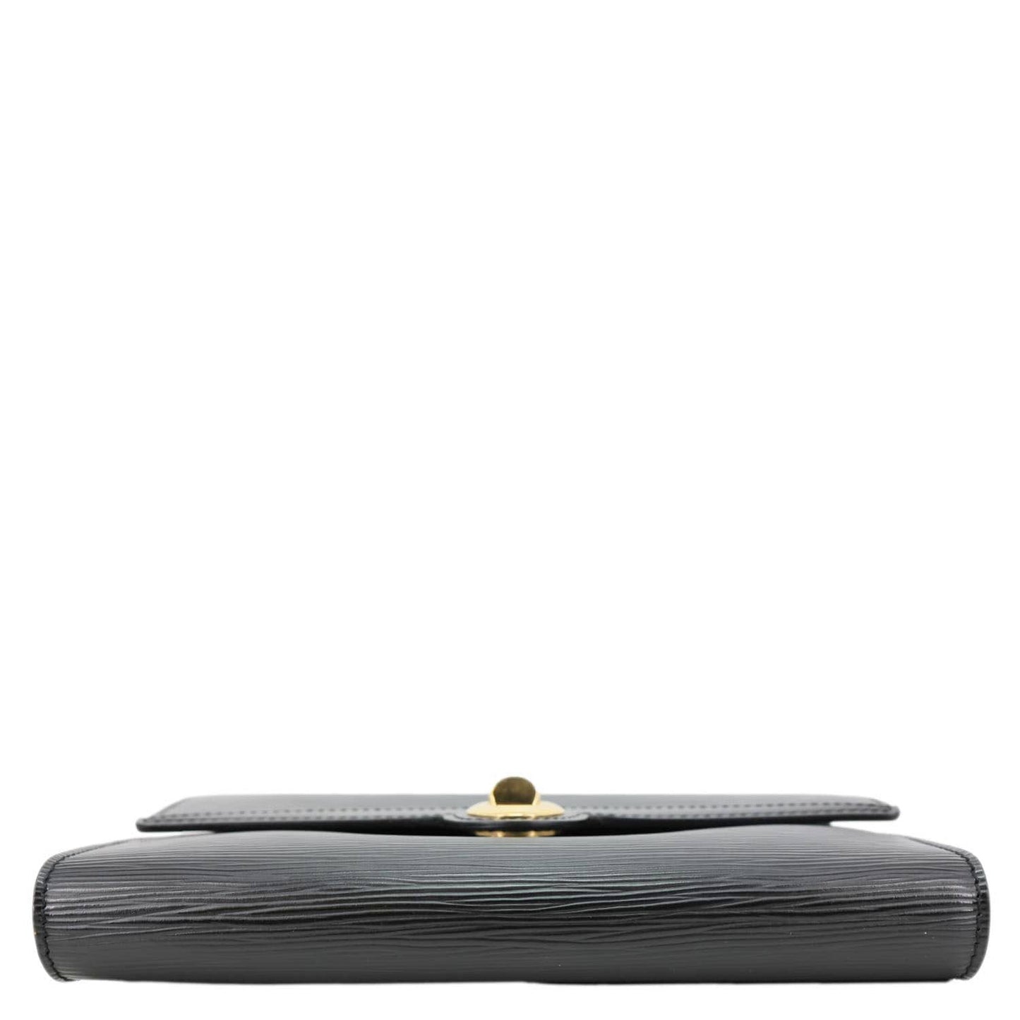 LOUIS VUITTON Arche Pochette Epi Leather Shoulder Bag Black