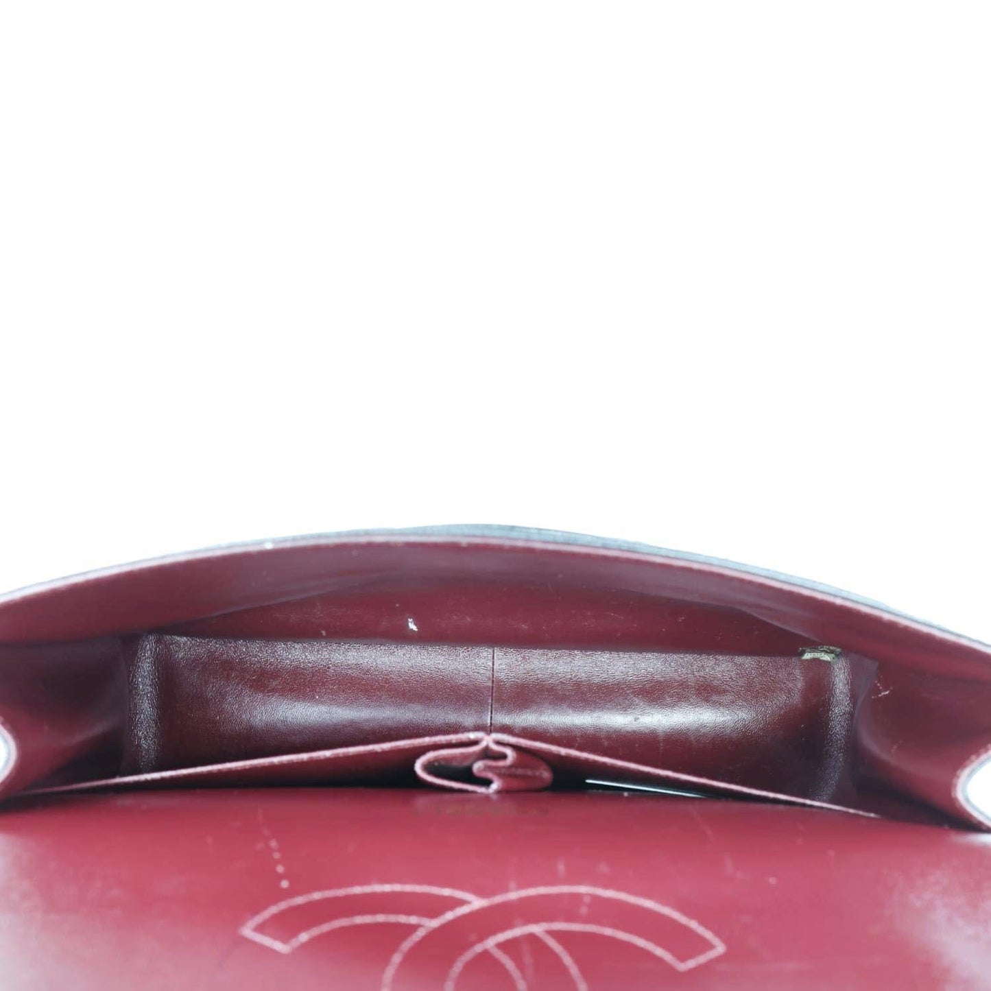 CHANEL Classic Double Flap Maxi Caviar Leather Shoulder Bag Black