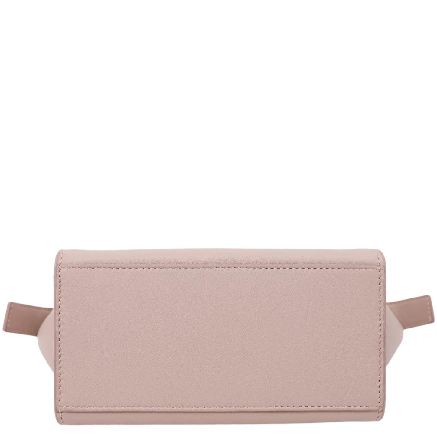 YVES SAINT LAURENT Monogram Cabas Toy Calfskin Leather Crossbody Bag Pink