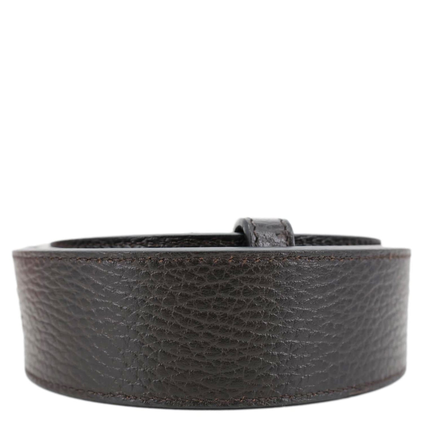 GUCCI GG Buckle Leather Belt Black 627055 110/44