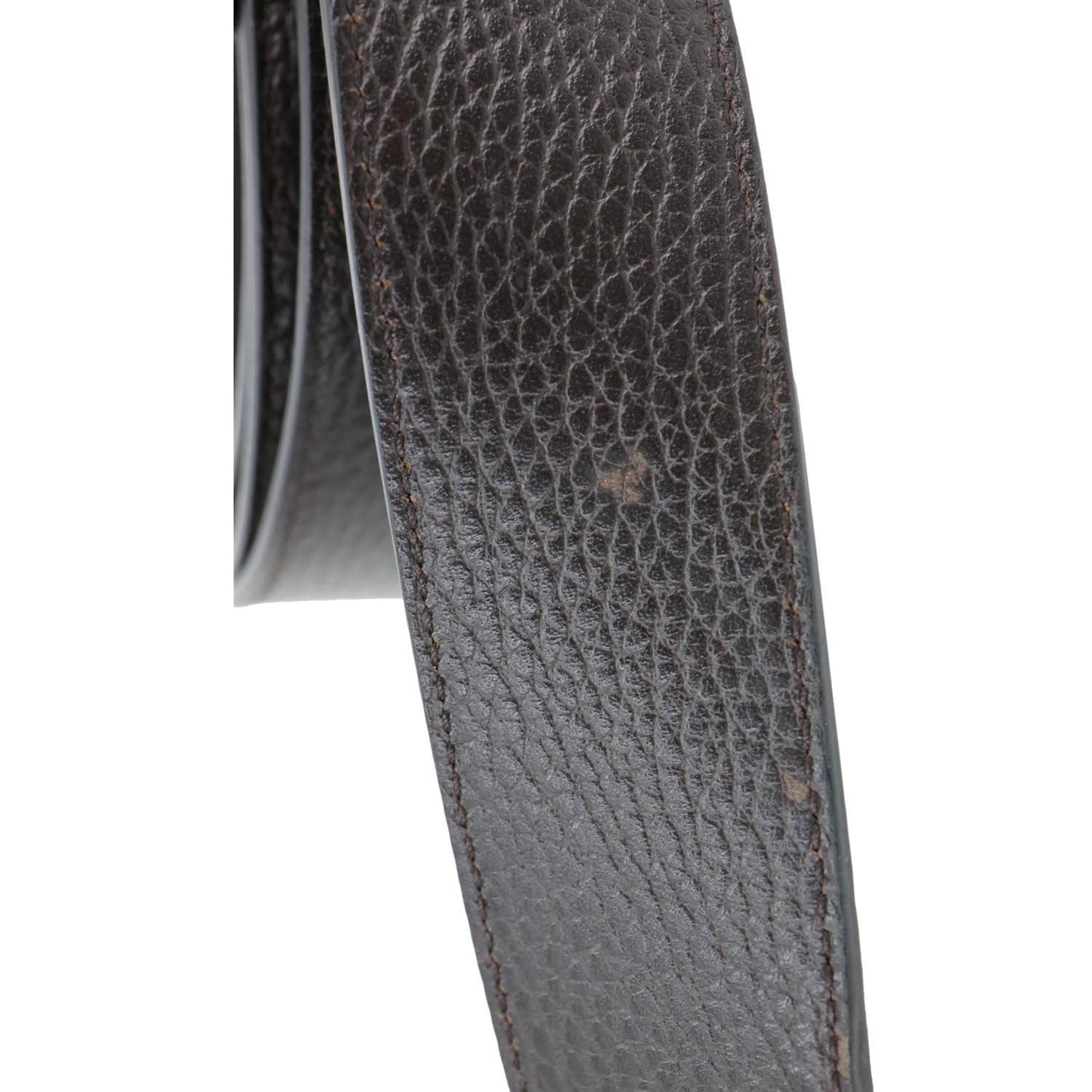 GUCCI GG Buckle Leather Belt Black 627055 110/44