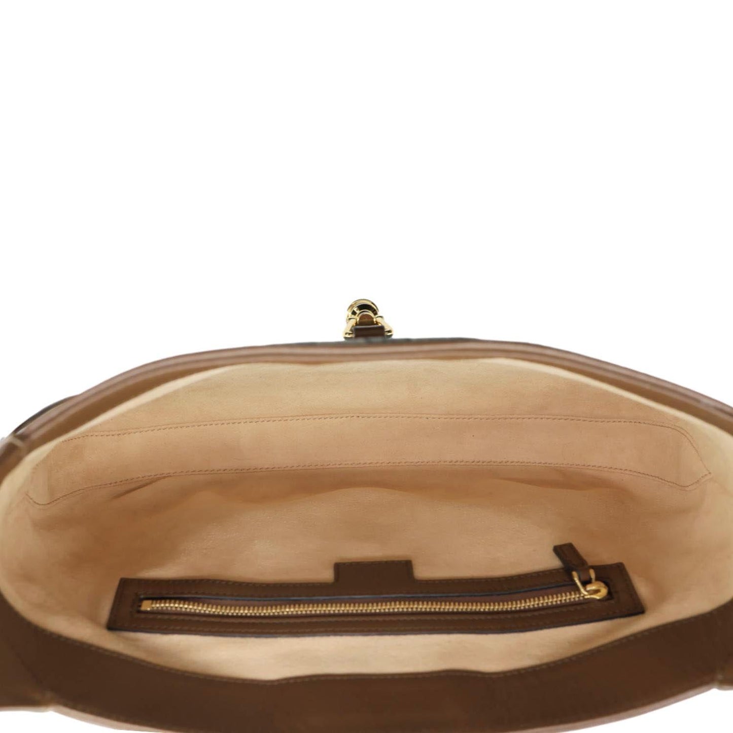 GUCCI Jackie 1961 Medium GG Monogram Canvas Crossbody Bag Beige 636710