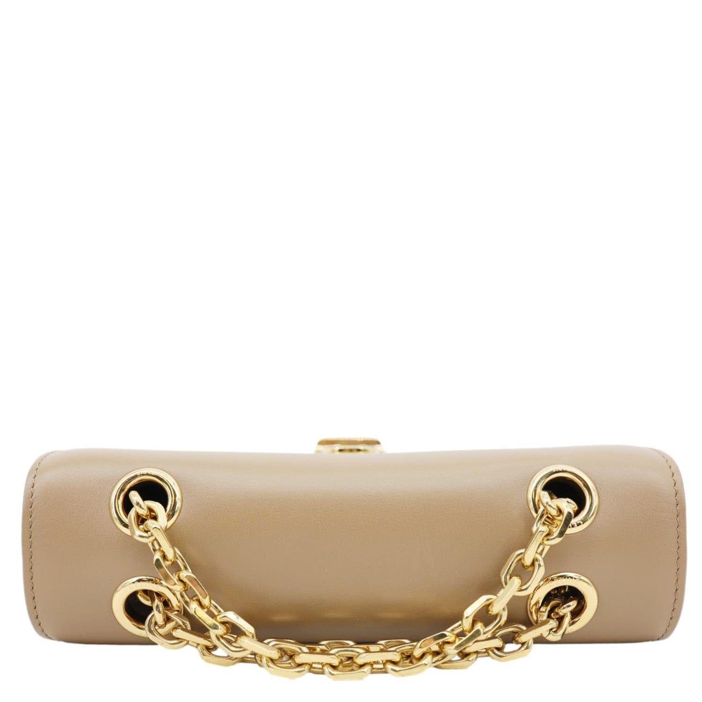 CELINE C Small Calfskin Leather Shoulder Bag Beige