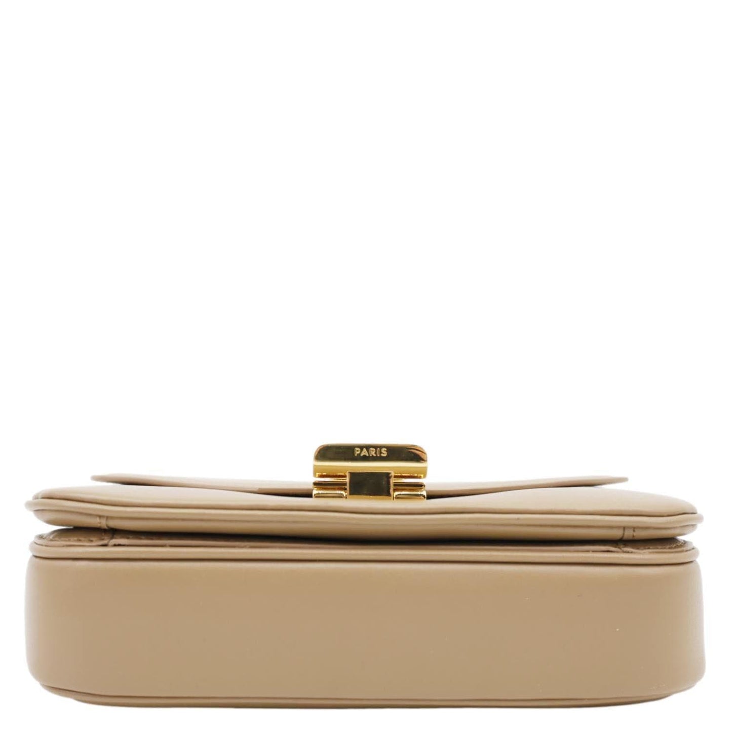CELINE C Small Calfskin Leather Shoulder Bag Beige
