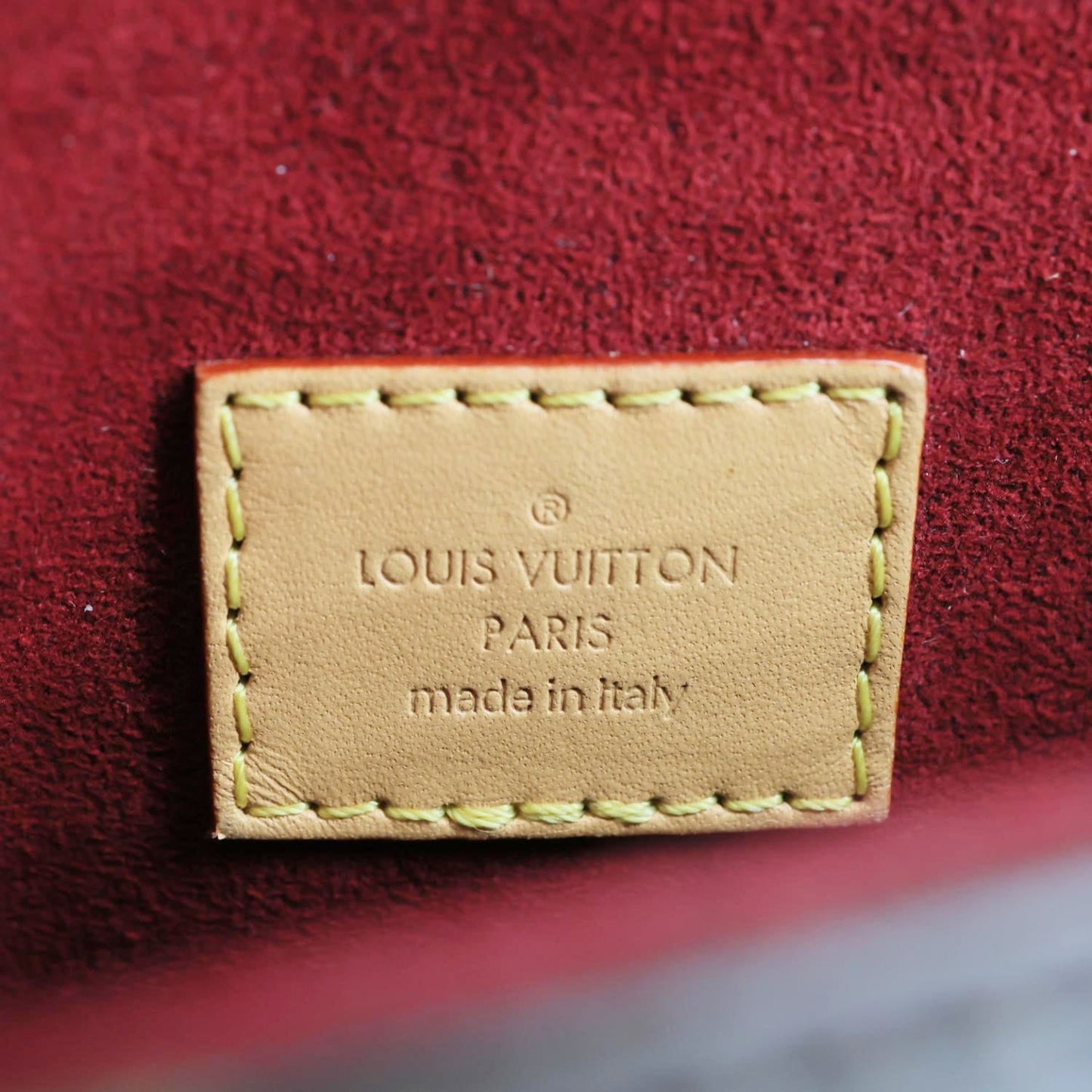LOUIS VUITTON Micro Chantilly Monogram Canvas Shoulder Bag Brown