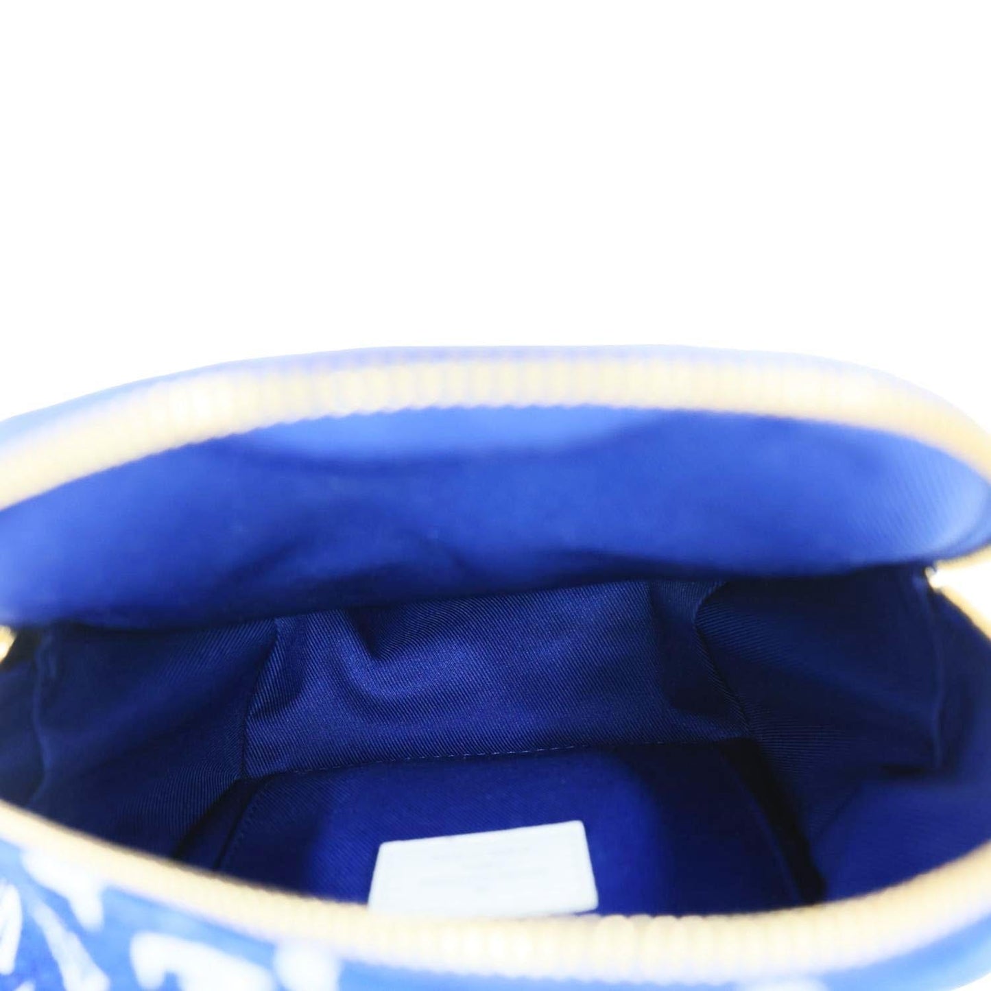 LOUIS VUITTON Palm Spring Mini Velvet Backpack Blue