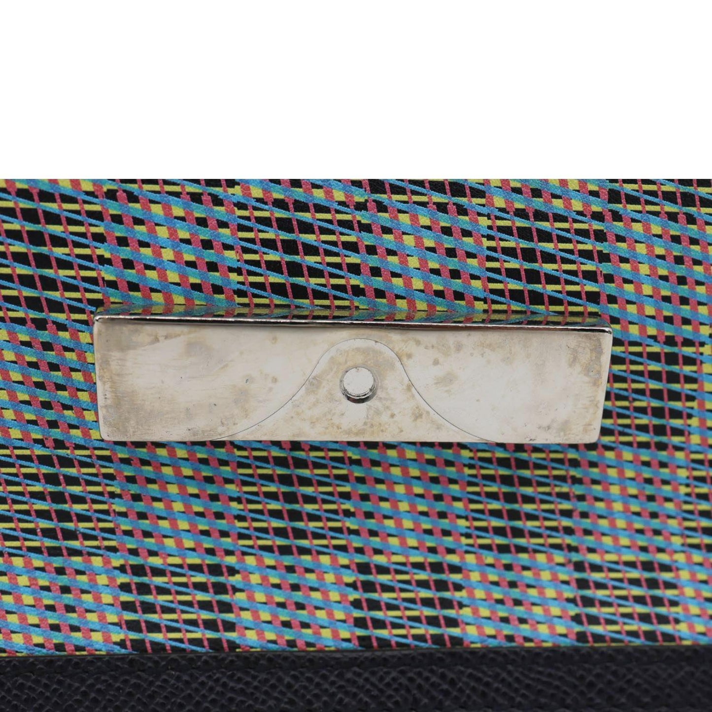 LOUIS VUITTON Dauphine Mini Damier Monogram LV Pop Crossbody Bag Navy Blue