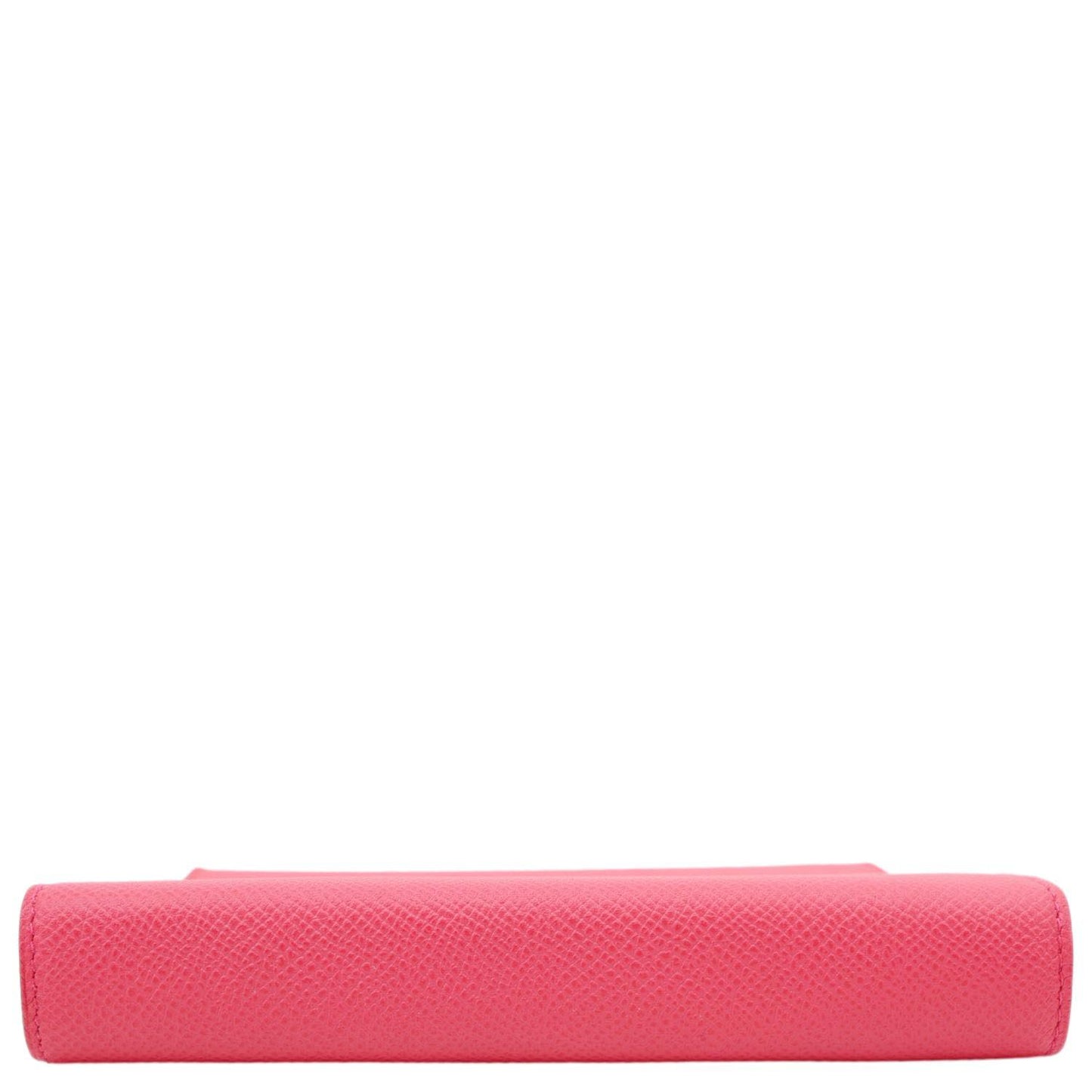 HERMES Clic 16 Epsom Leather Wallet on Strap Crossbody Bag Pink