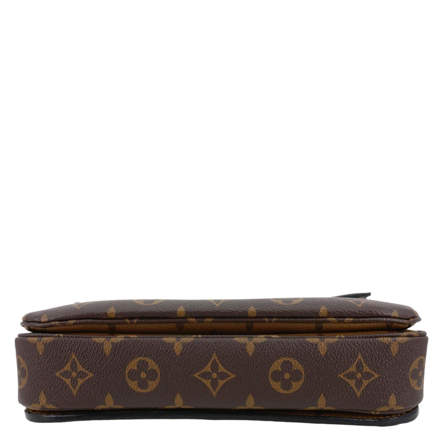 LOUIS VUITTON Metis Pochette Reverse Monogram Canvas Crossbody Bag Brown