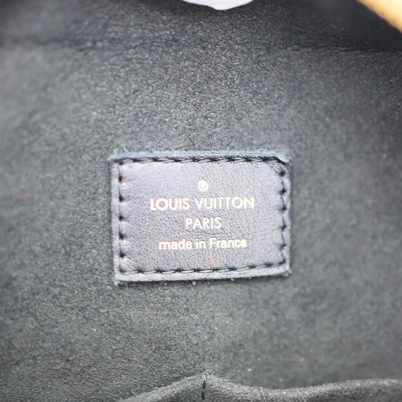 LOUIS VUITTON City Malle MM Reverse Monogram Shoulder Bag Black