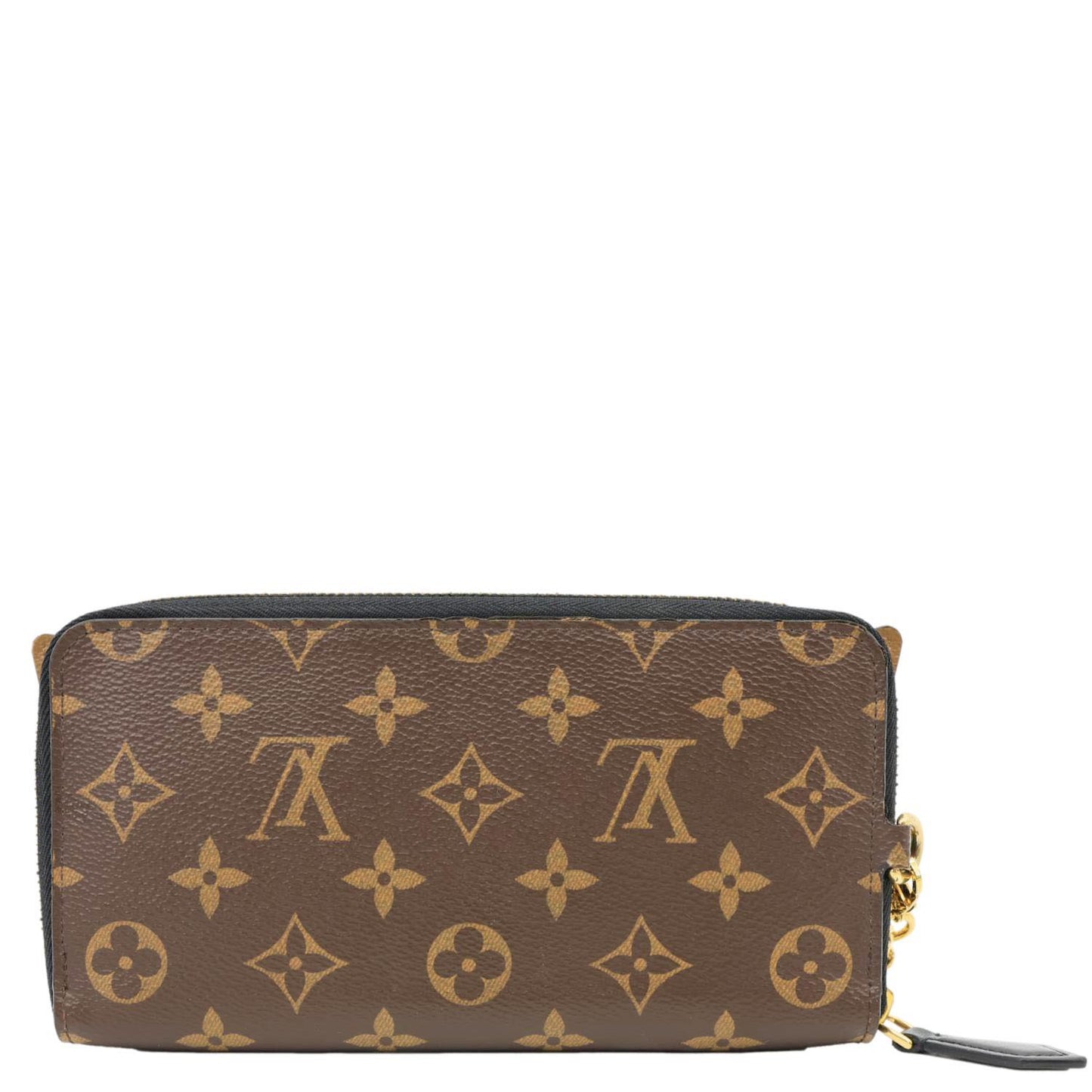 LOUIS VUITTON Shades Reverse Monogram Canvas Zippy Wallet Brown
