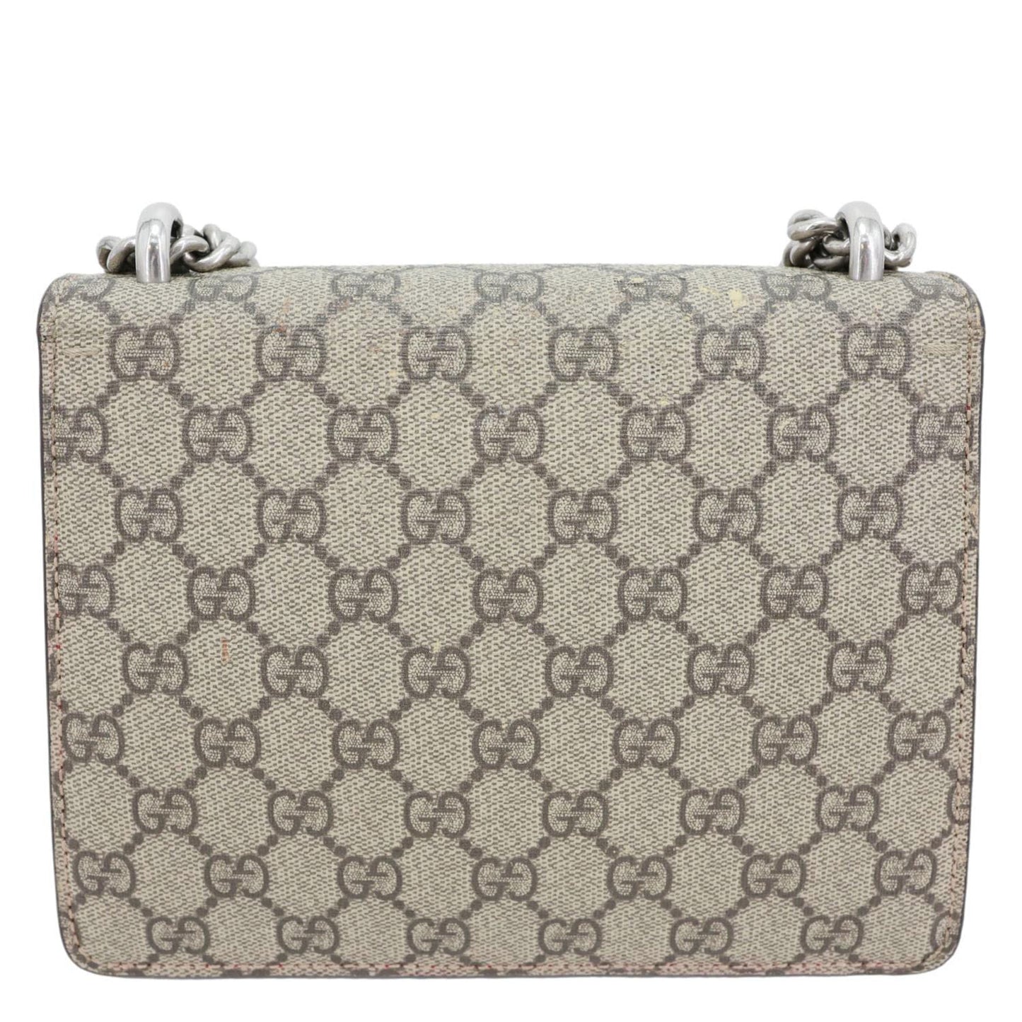 GUCCI Dionysus Mini GG Supreme Canvas Crossbody Bag Beige 421970