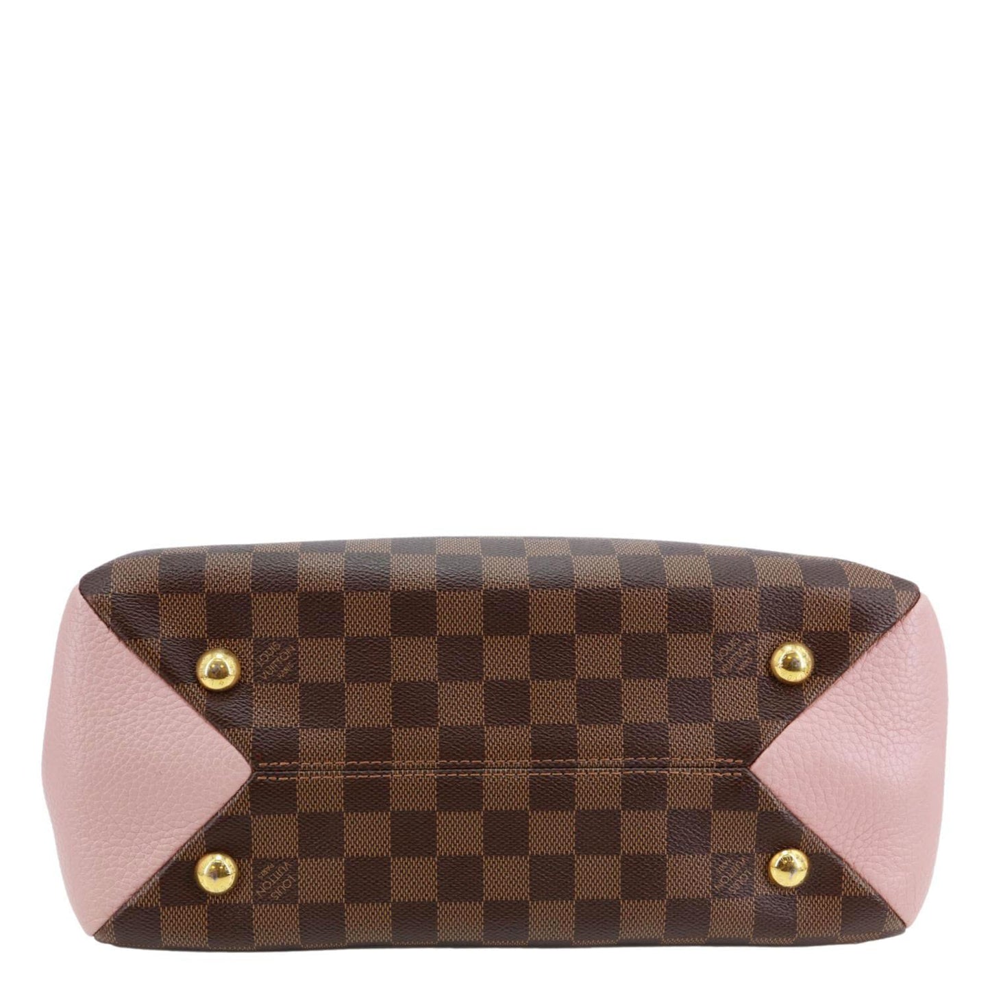 LOUIS VUITTON Brittany Damier Ebene Shoulder Bag Rose Ballerine