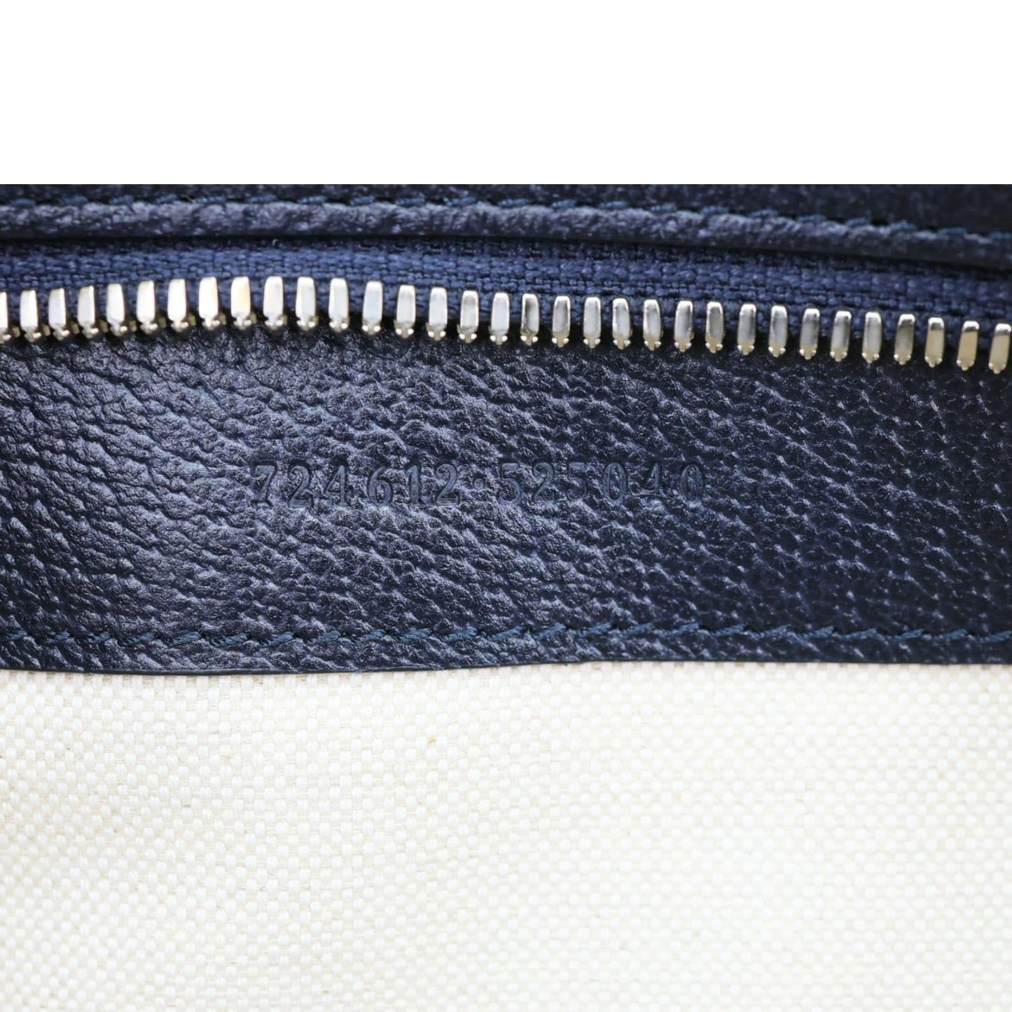 GUCCI GG Supreme Canvas Duffle Bag Navy Blue 724612