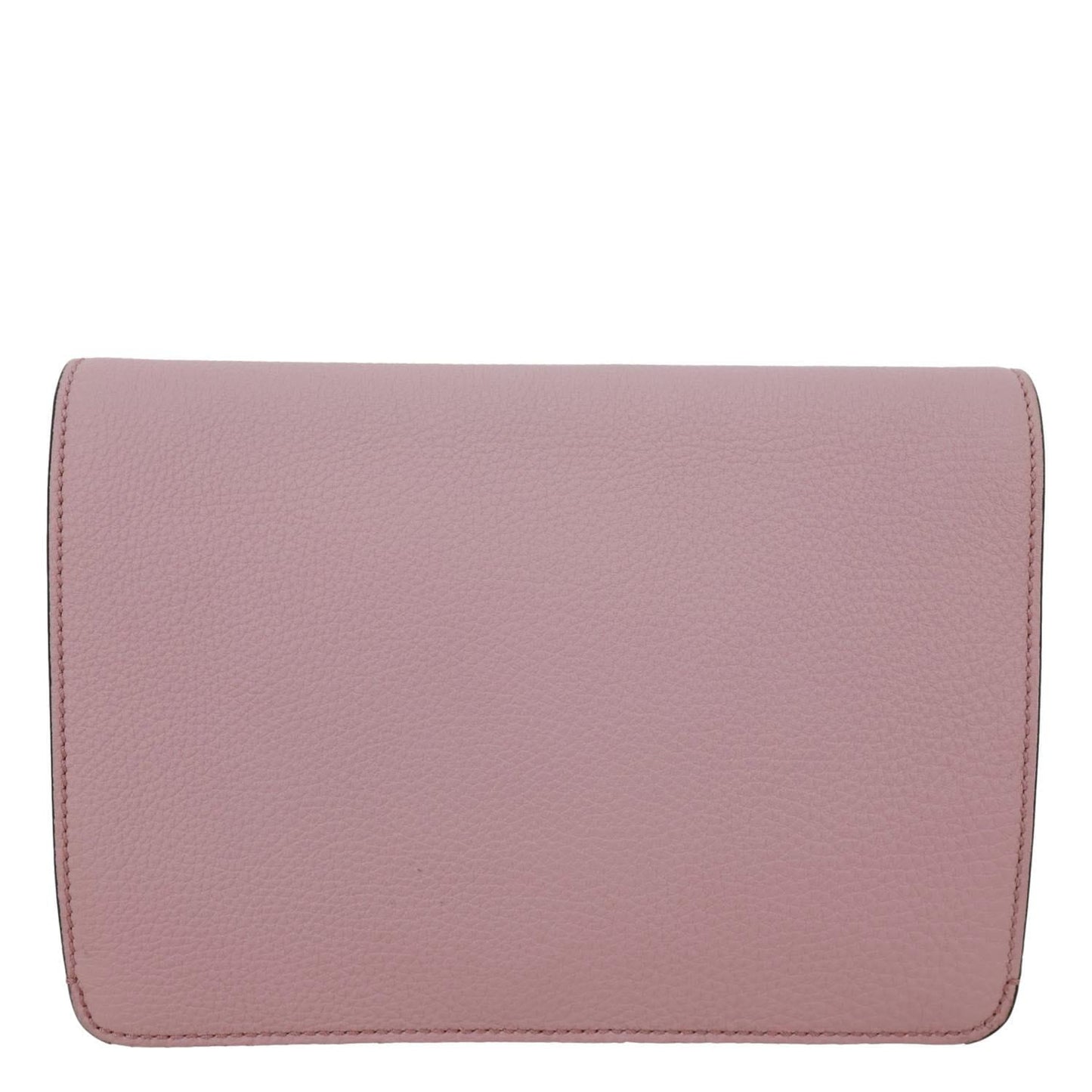 GUCCI Soft Jackie Flap Pebbled Leather Crossbody Bag Pink 364435