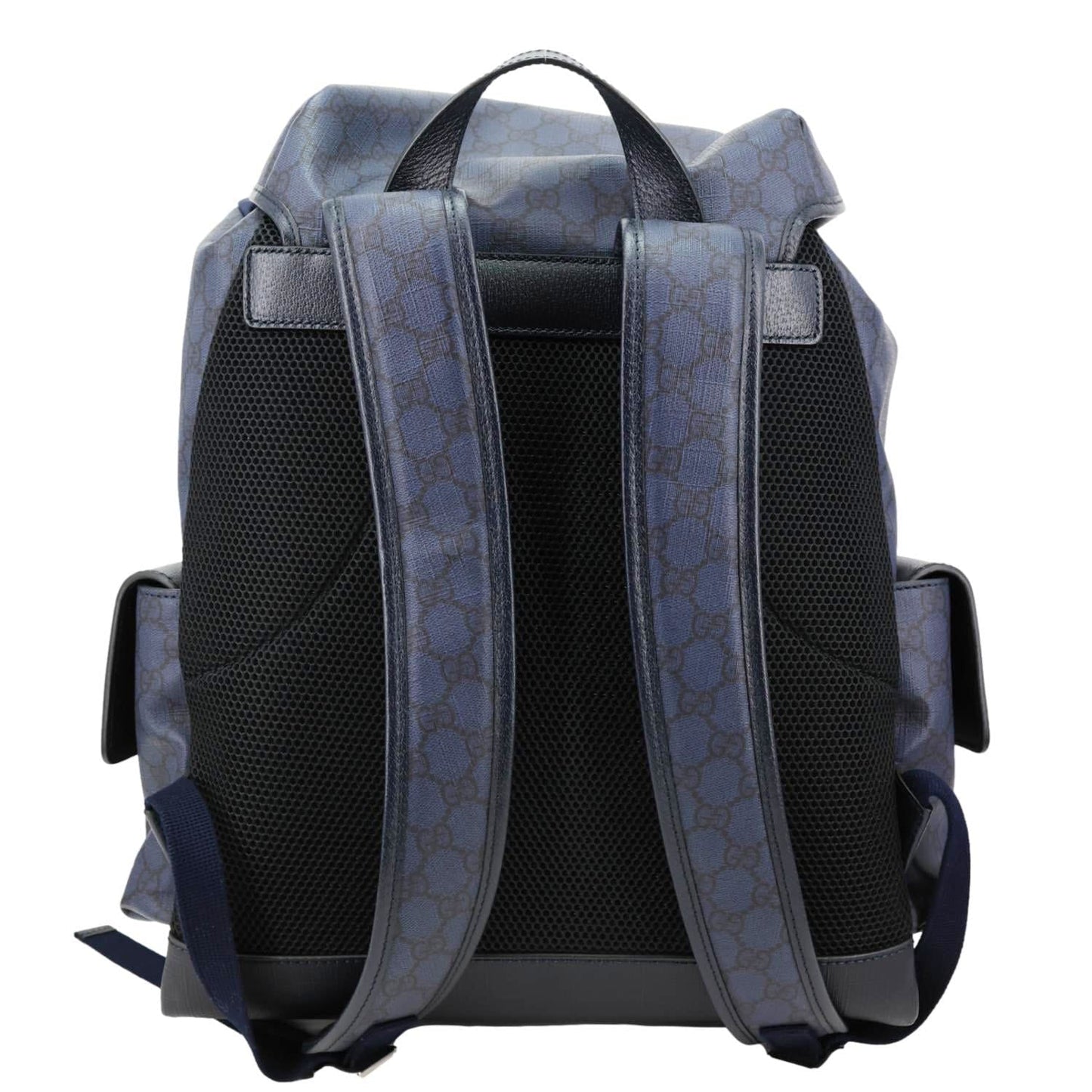 GUCCI Ophidia GG Supreme Canvas Backpack Navy Blue 598140