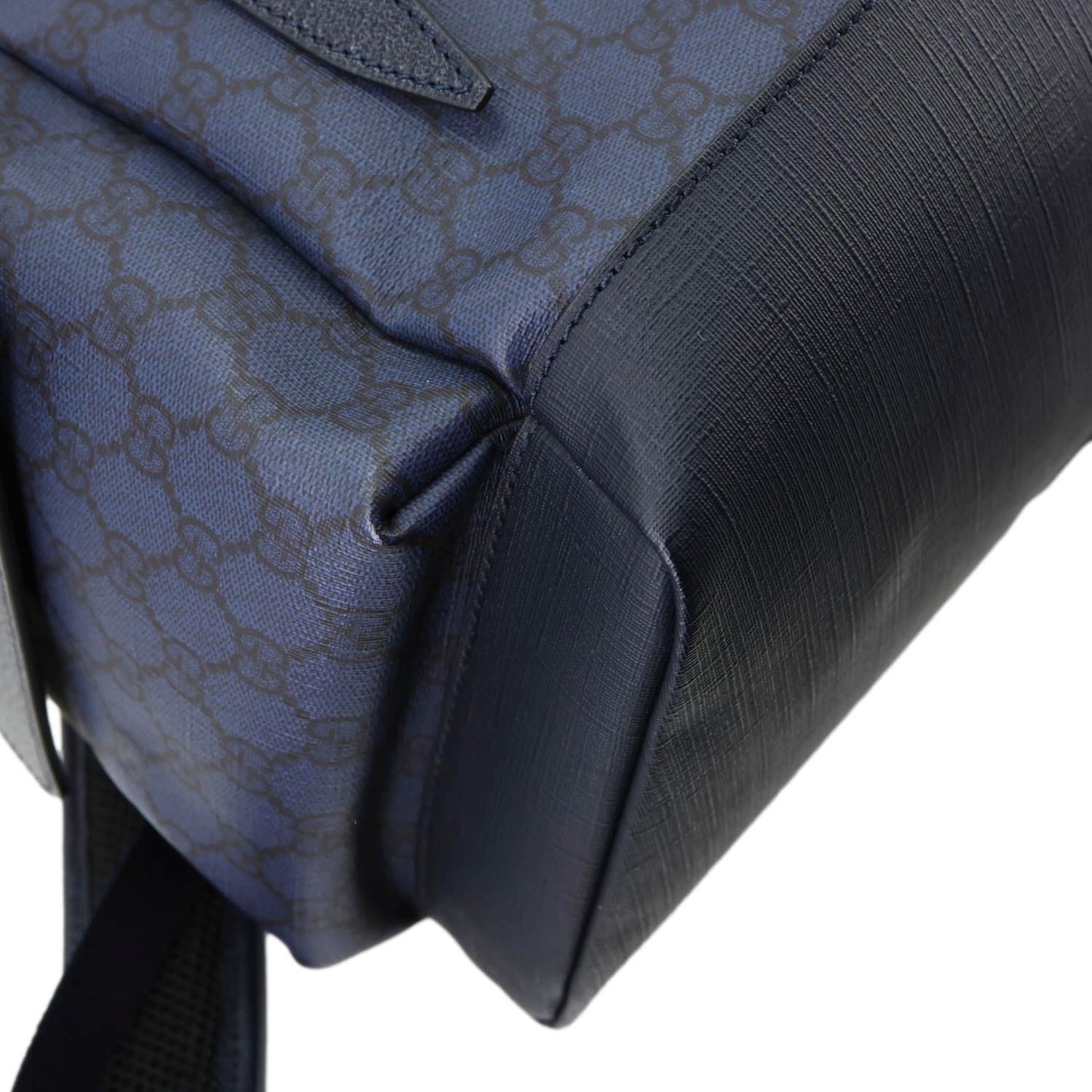 GUCCI Ophidia GG Supreme Canvas Backpack Navy Blue 598140