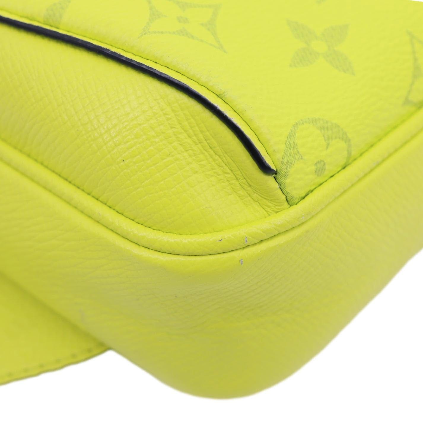 LOUIS VUITTON Outdoor Taigarama Bumbag Neon Yellow