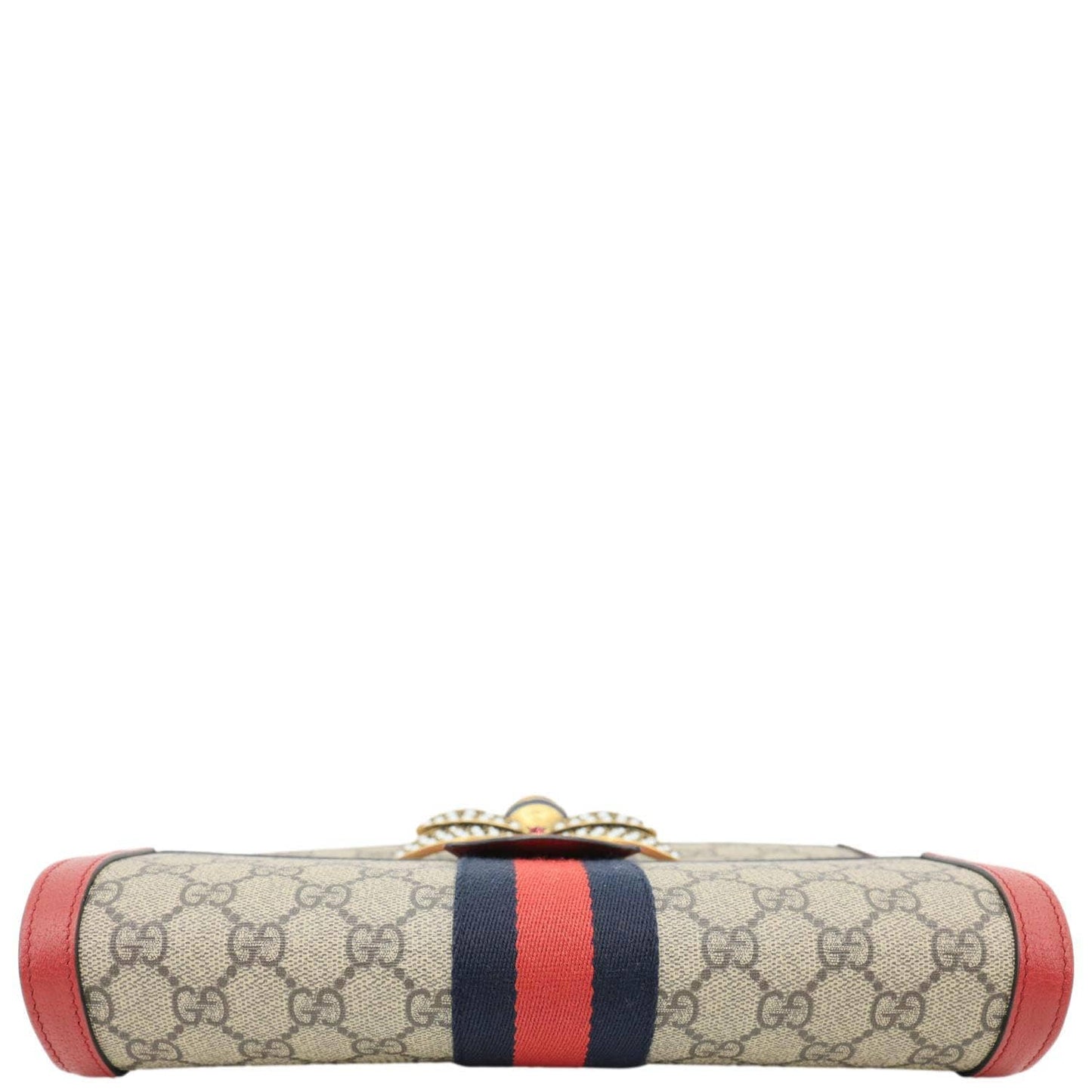 GUCCI Queen Margaret Medium GG Supreme Canvas Shoulder Bag Red 524356