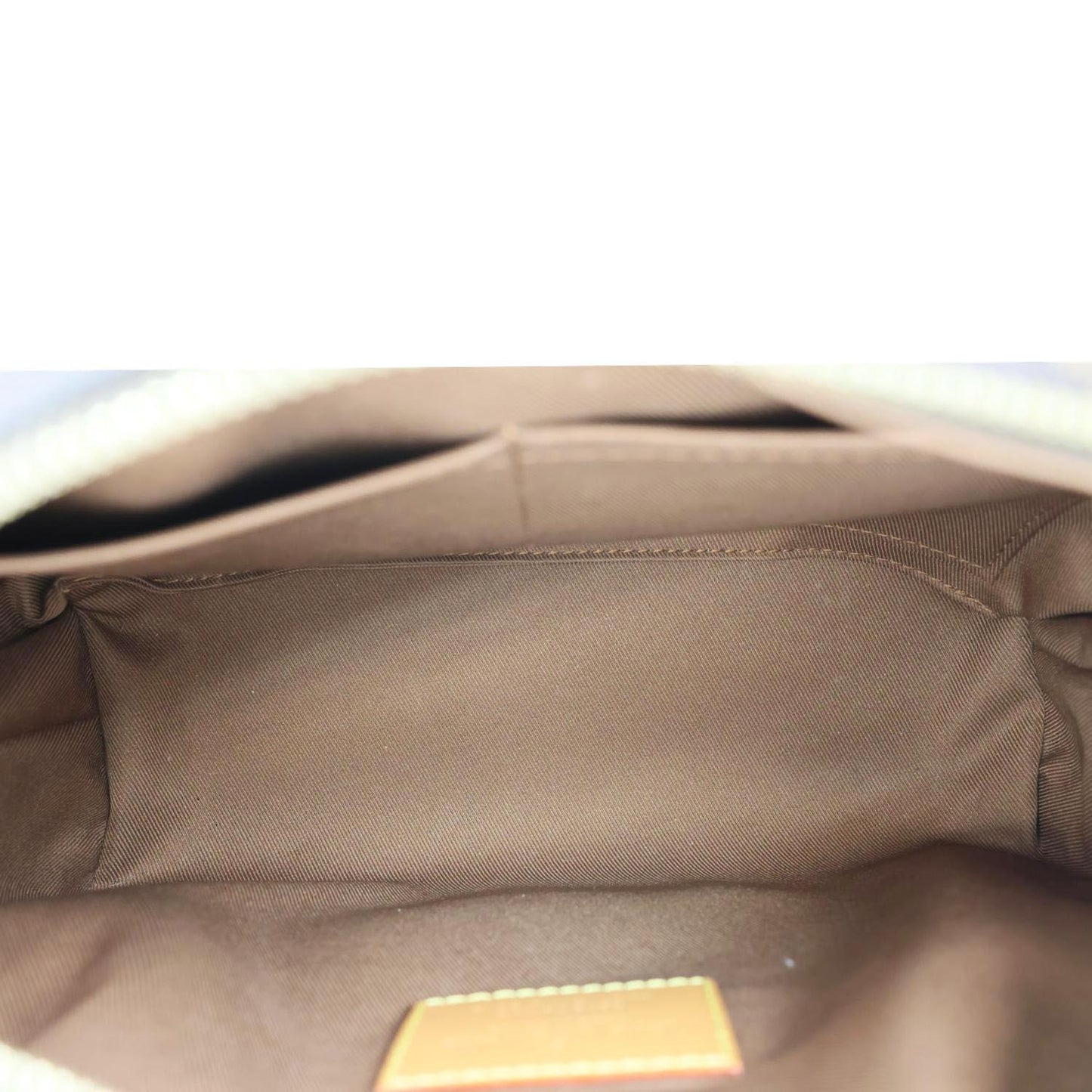 LOUIS VUITTON Soft Trunk Monogram Canvas Shoulder Bag Brown