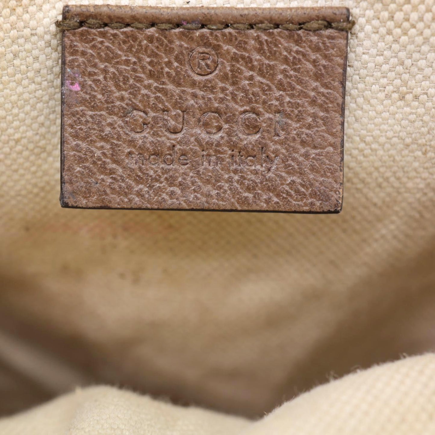 Gucci Neo   Mini GG Supreme Canvas Crossbody Bag Beige 658556