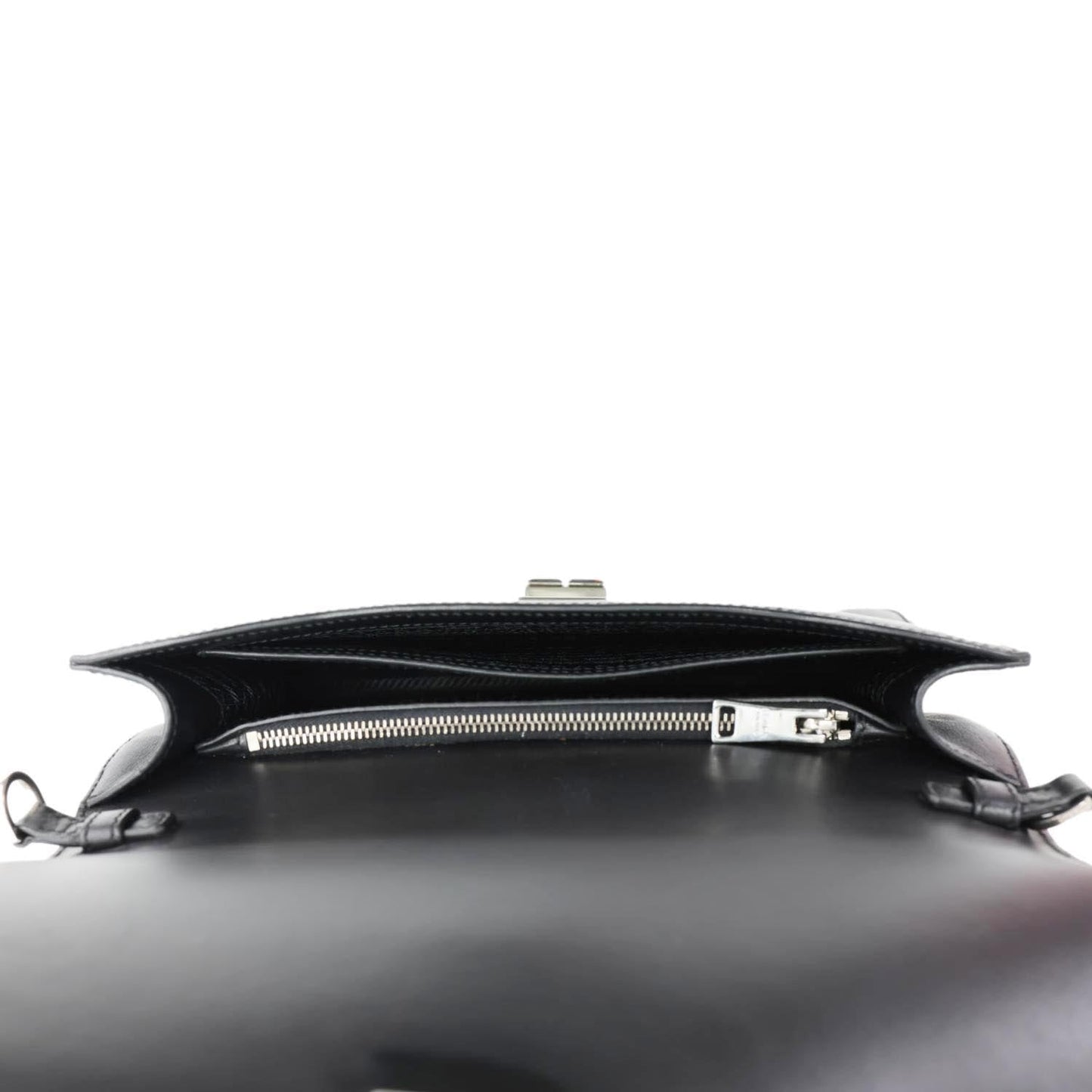 PRADA Studded Elektra Saffiano Leather Crossbody Bag Black