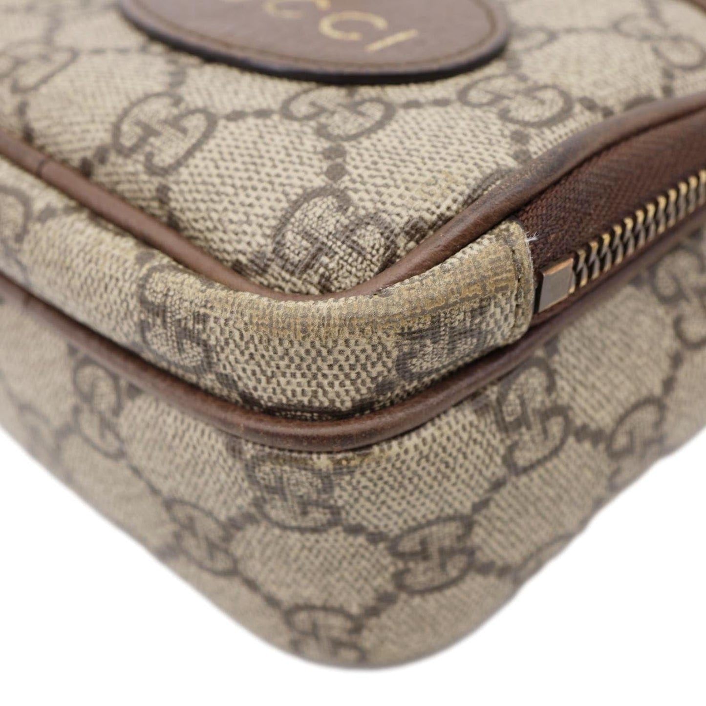 Gucci Neo   Mini GG Supreme Canvas Crossbody Bag Beige 658556
