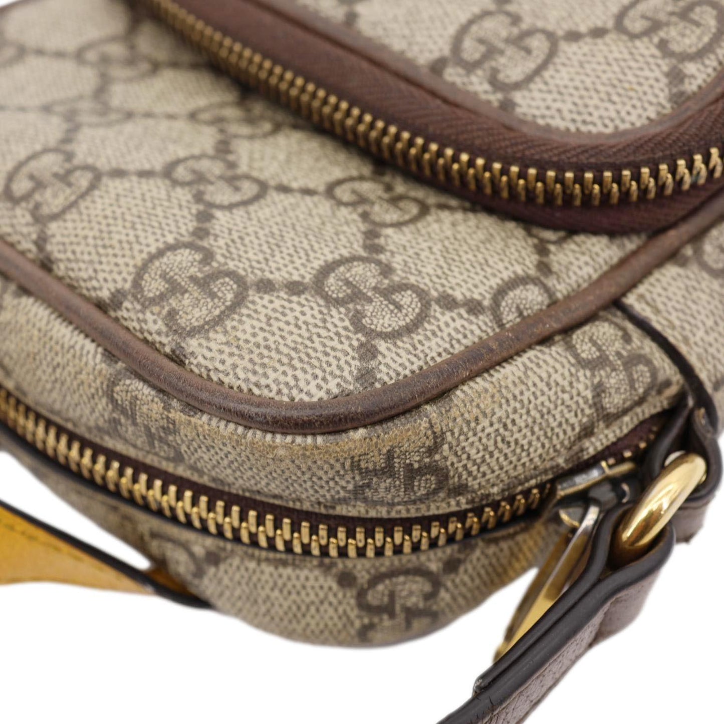 Gucci Neo   Mini GG Supreme Canvas Crossbody Bag Beige 658556