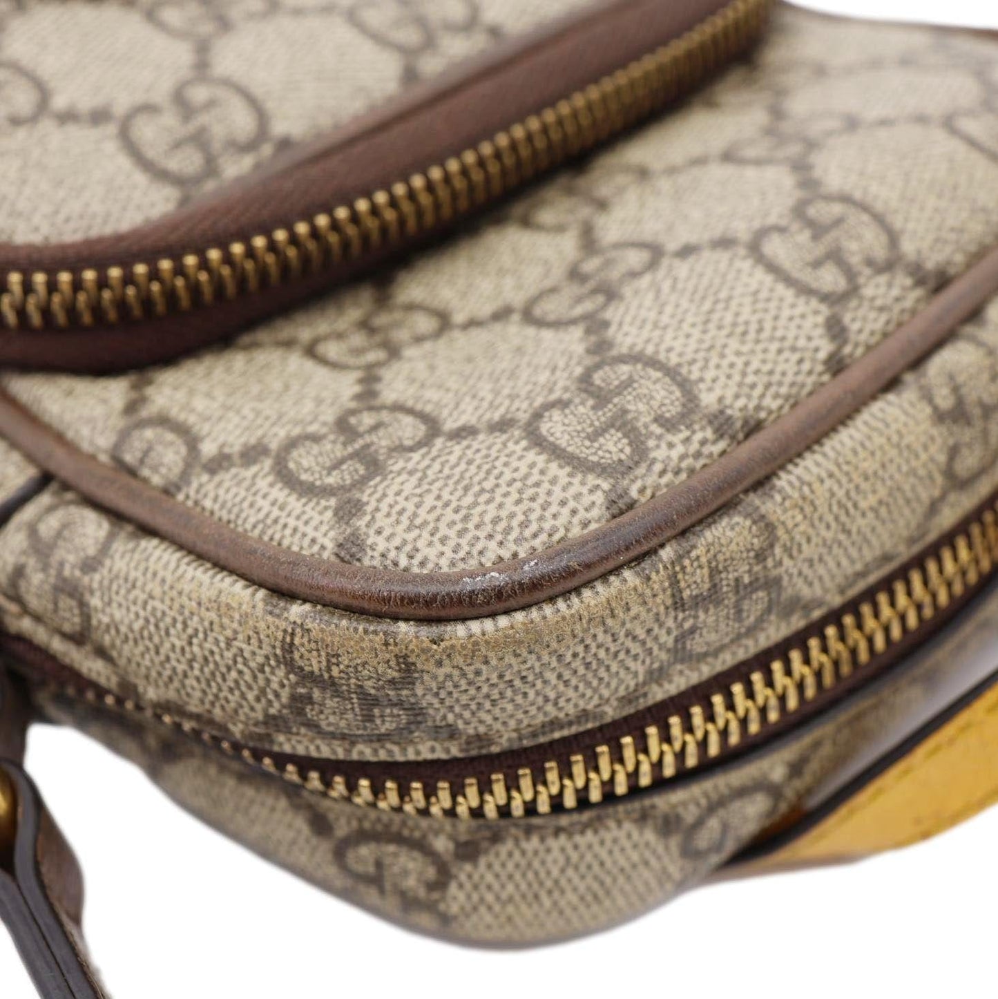 Gucci Neo   Mini GG Supreme Canvas Crossbody Bag Beige 658556