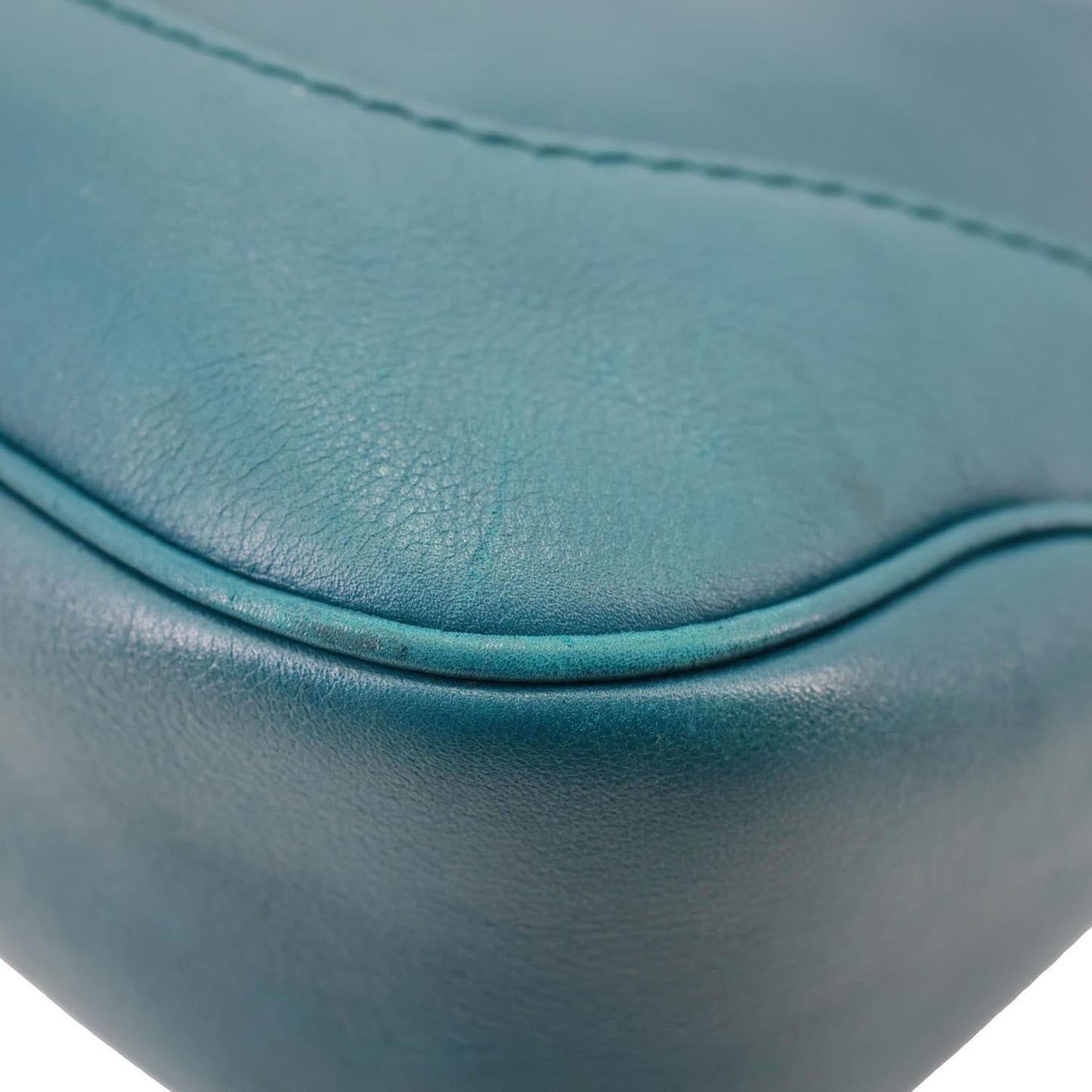 GUCCI Jackie Medium Leather Hobo Bag Teal 277520