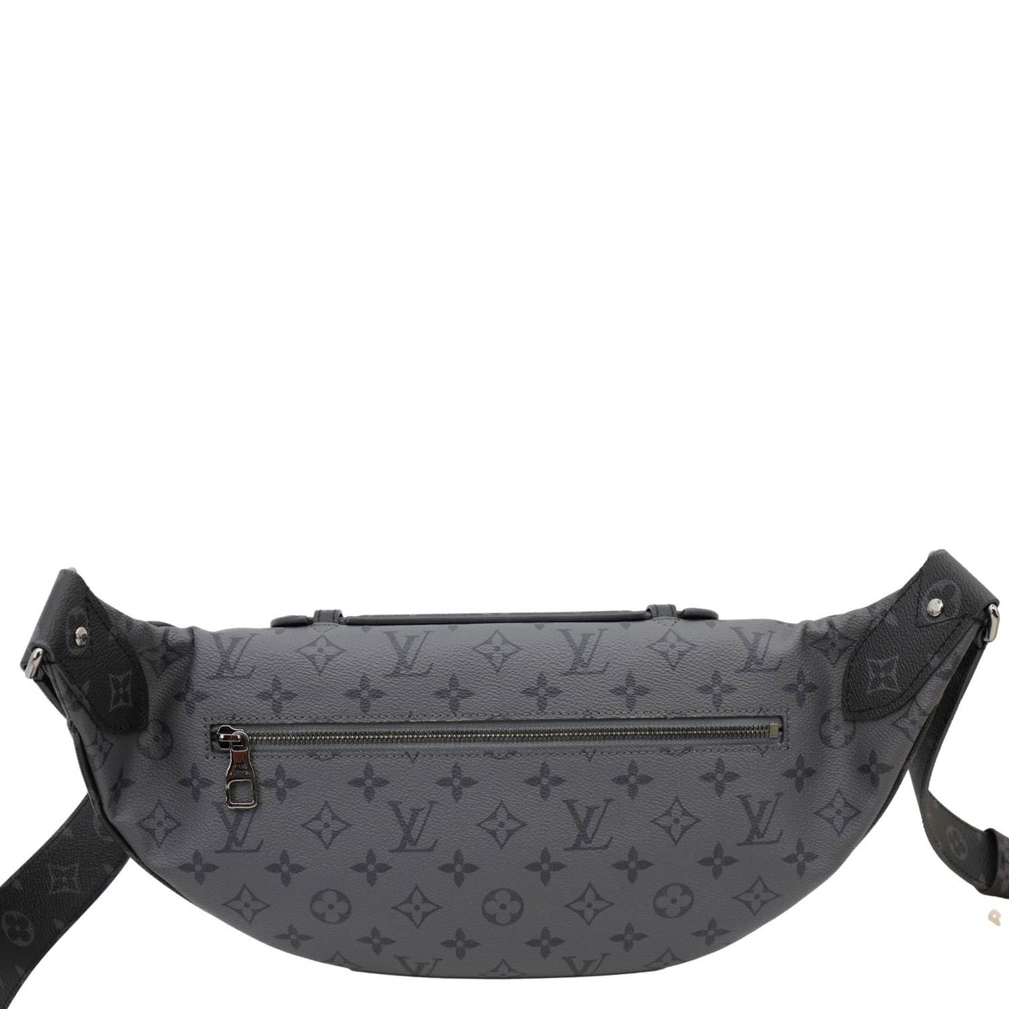 LOUIS VUITTON LV X YK Monogram Reverse Eclipse Pumpkin Canvas Bumbag Gray