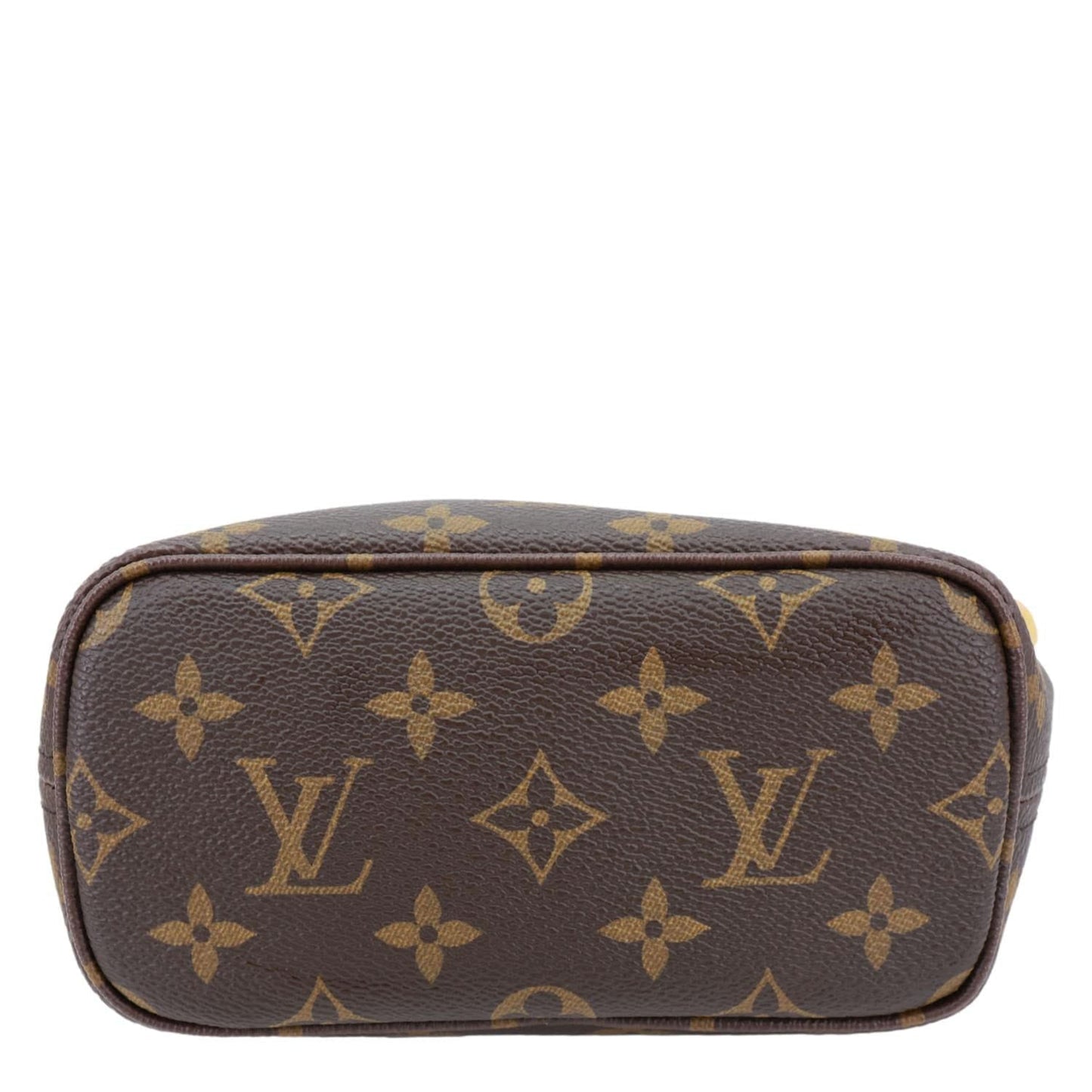 LOUIS VUITTON Neverfull BB Monogram Canvas Tote Shoulder Bag Brown