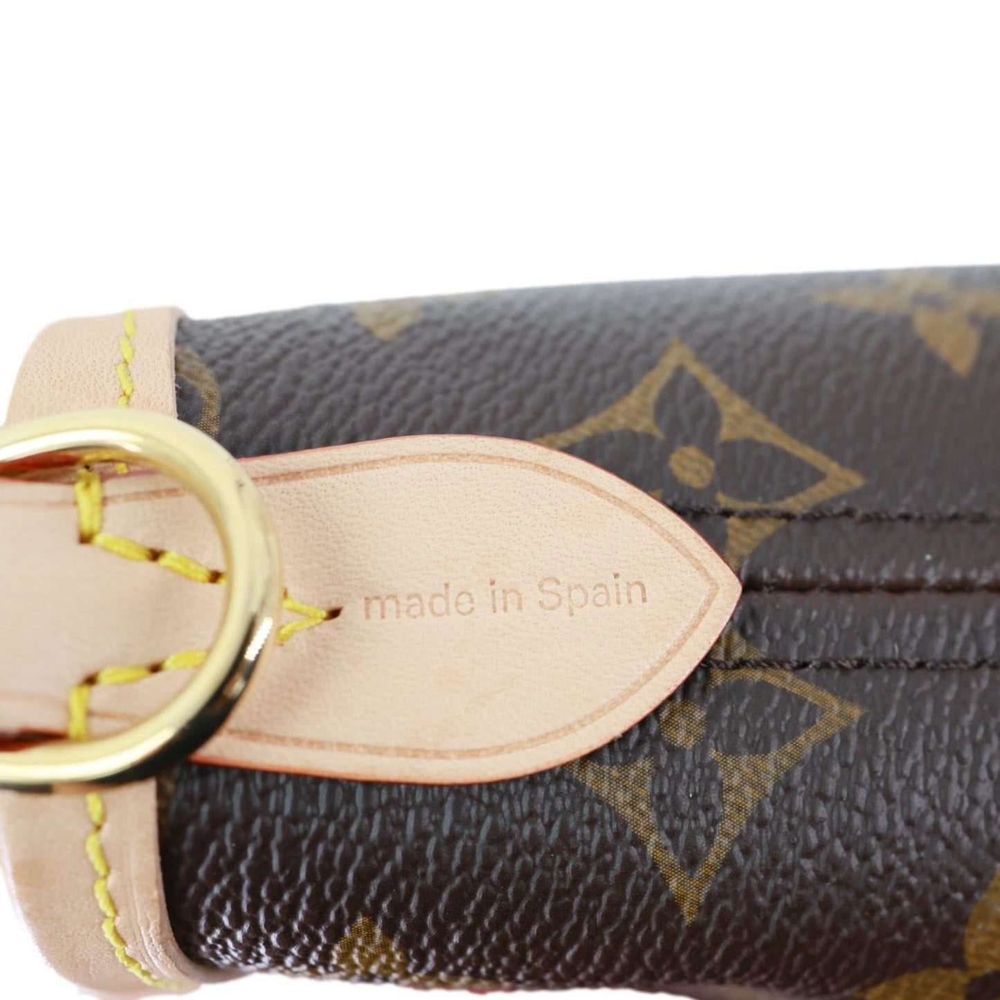 LOUIS VUITTON Neverfull BB Monogram Canvas Tote Shoulder Bag Brown
