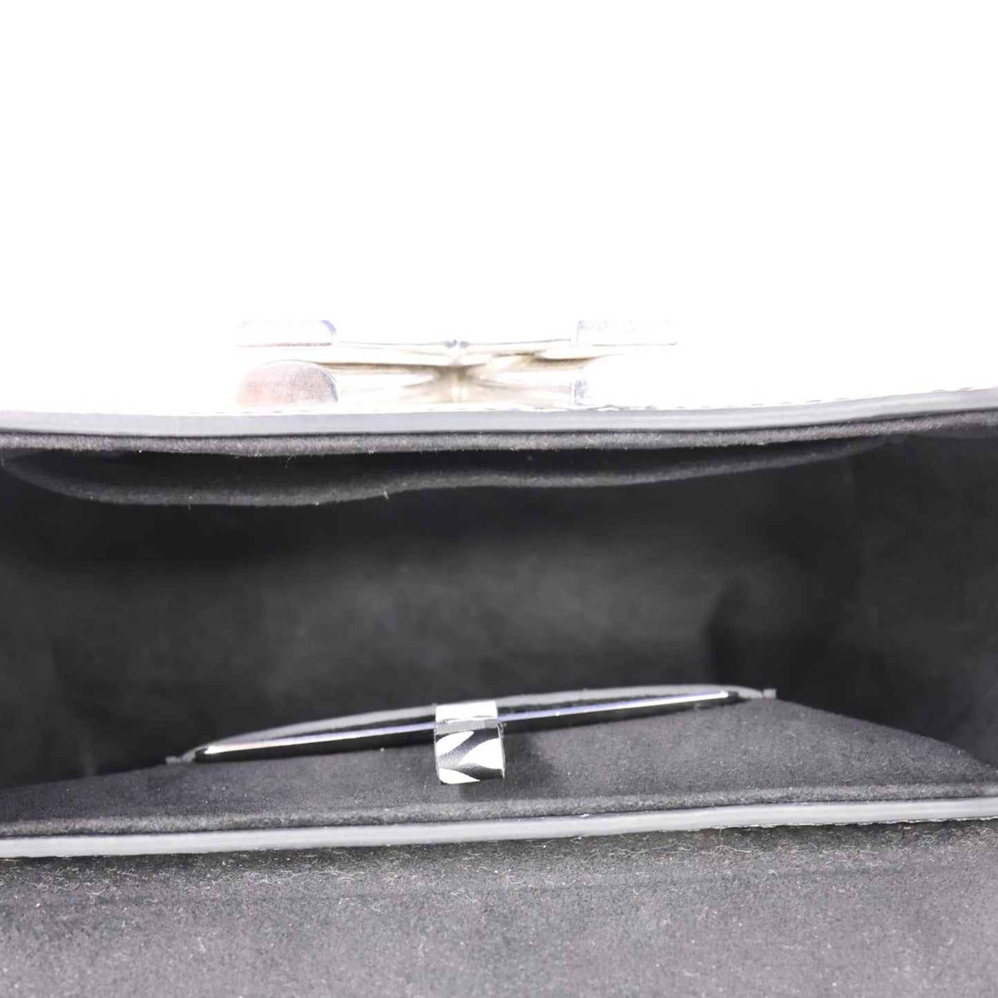 LOUIS VUITTON Twist PM Floral Epi Leather Crossbody Bag White