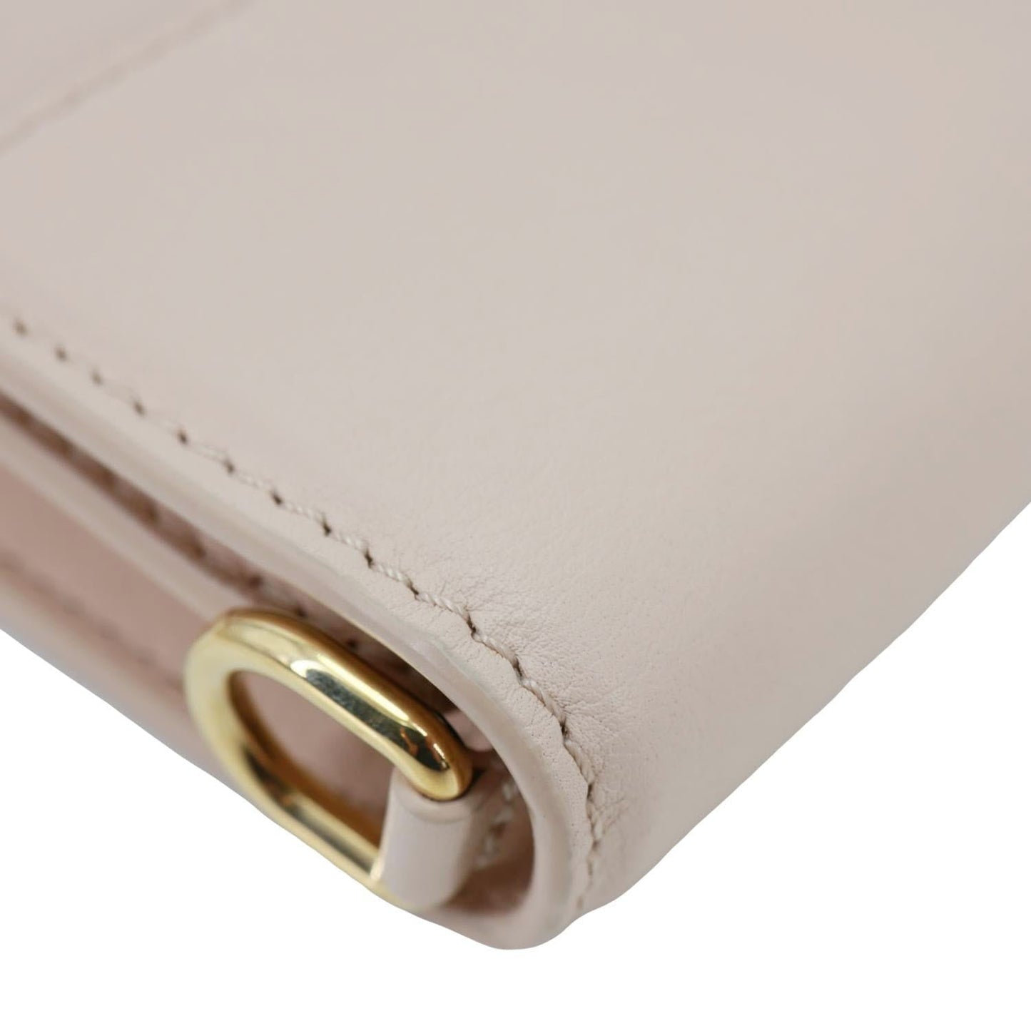 LOUIS VUITTON LV Bloom Calfskin Leather Wallet On Chain Pink