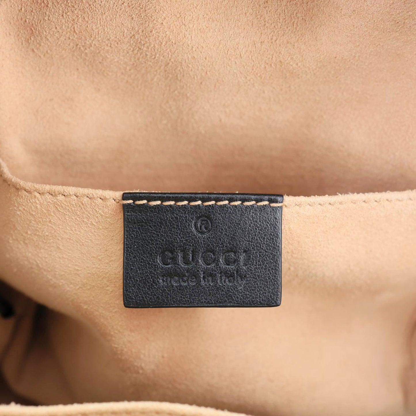 GUCCI GG Marmont Animal Studs Leather Backpack Black 476671