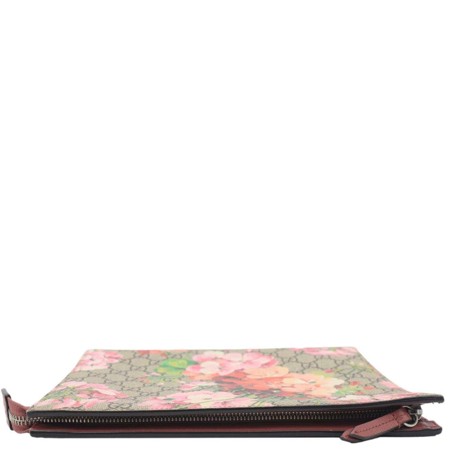 GUCCI GG Supreme Monogram Blooms Large Cosmetic Case Dry Rose 430268