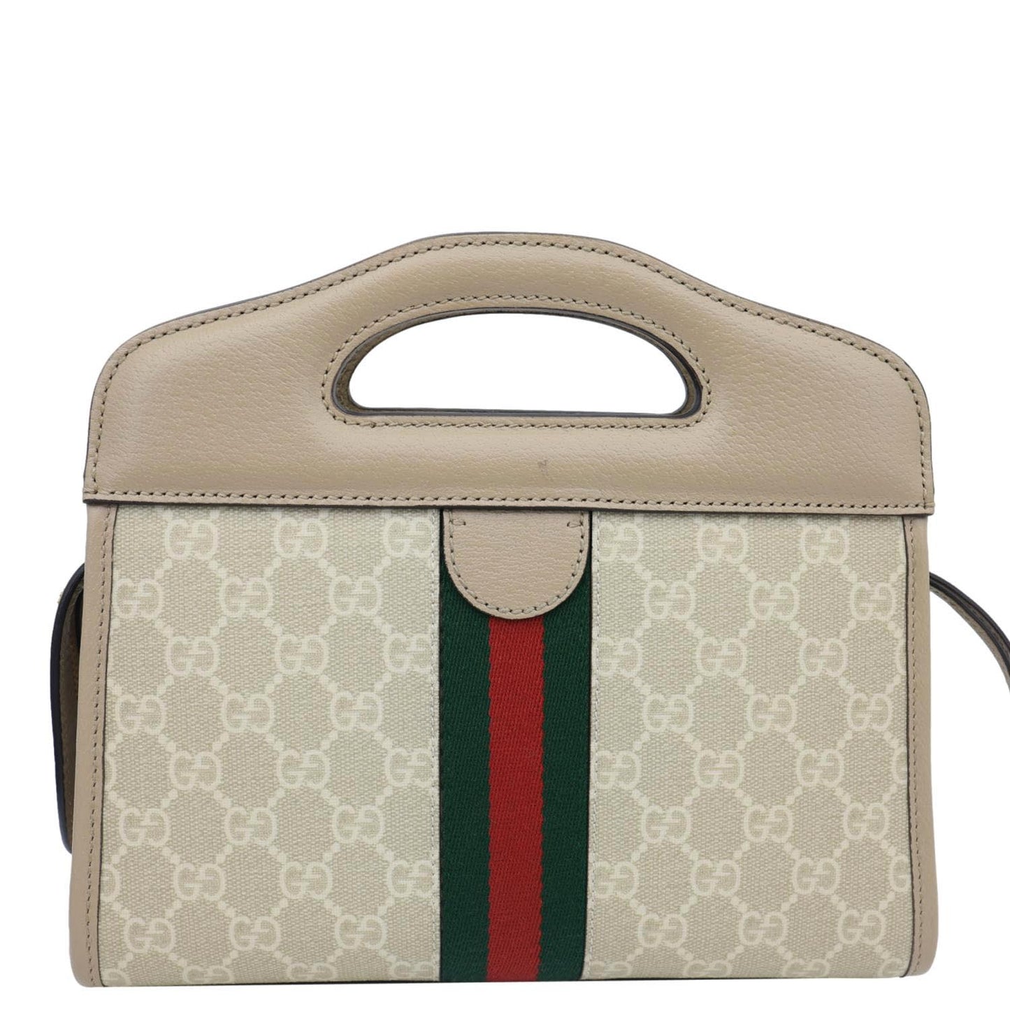 GUCCI Ophidia Small GG Supreme Canvas Shoulder Tote Bag Beige 693724