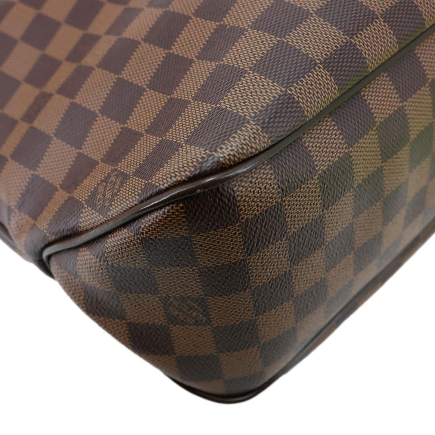 LOUIS VUITTON Delightful PM Damier Ebene Hobo Bag Brown