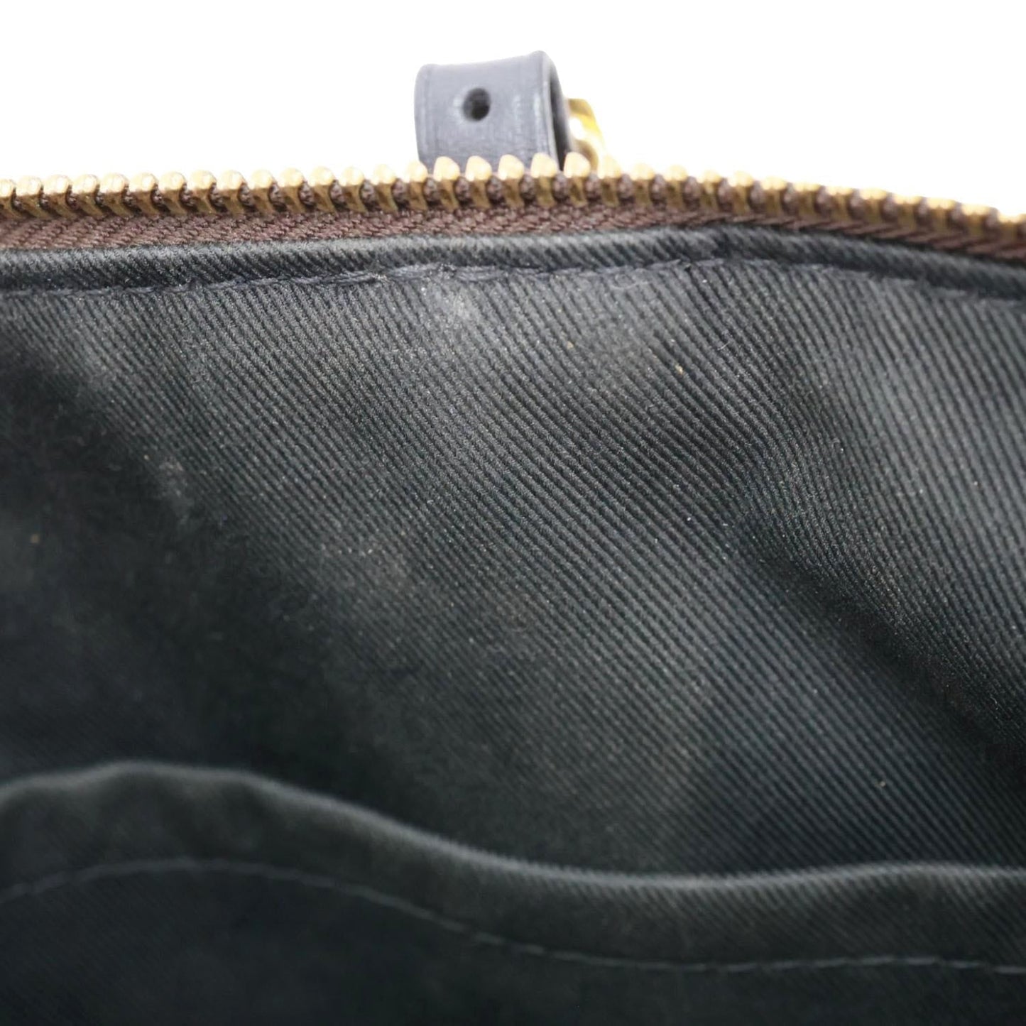 LOUIS VUITTON Odeon PM Damier Ebene Tote Shoulder Bag Brown