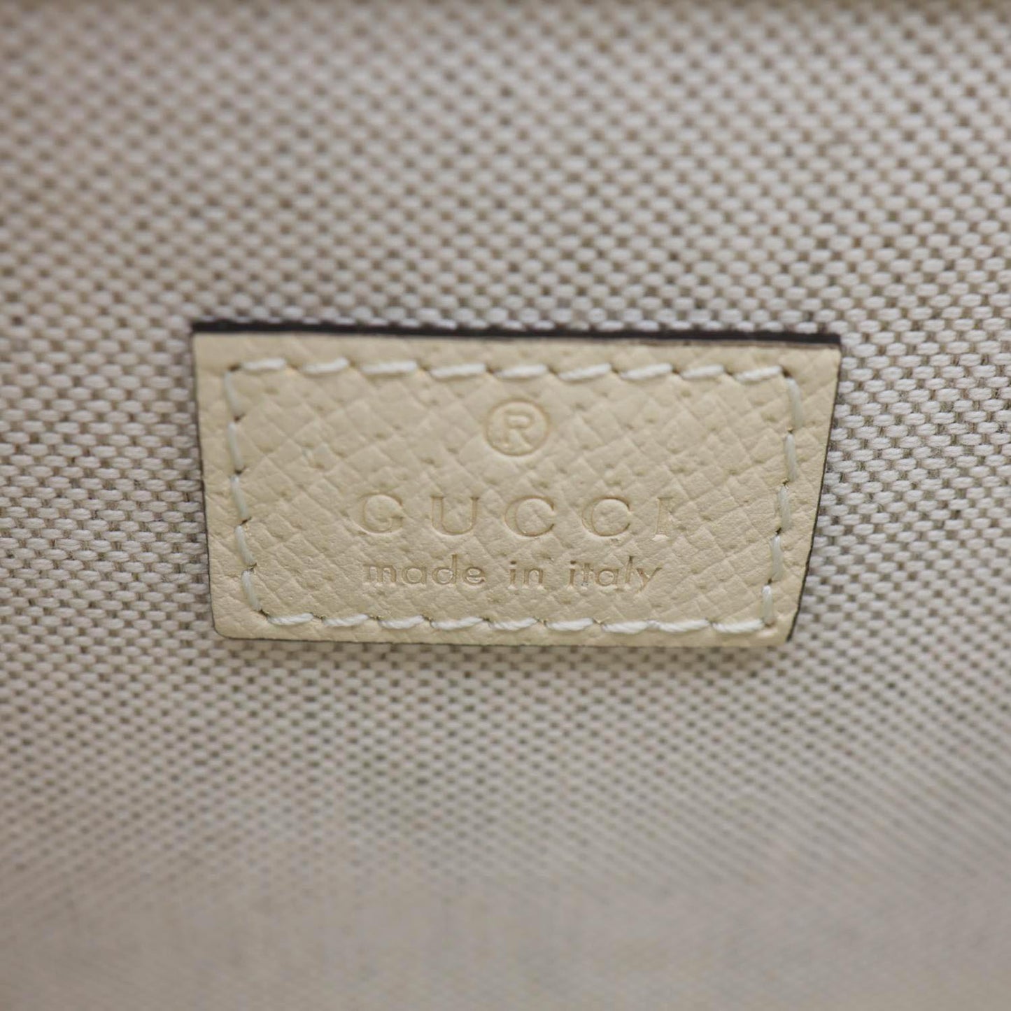GUCCI Dionysus Mini Leather Crossbody Bag Off White 421970