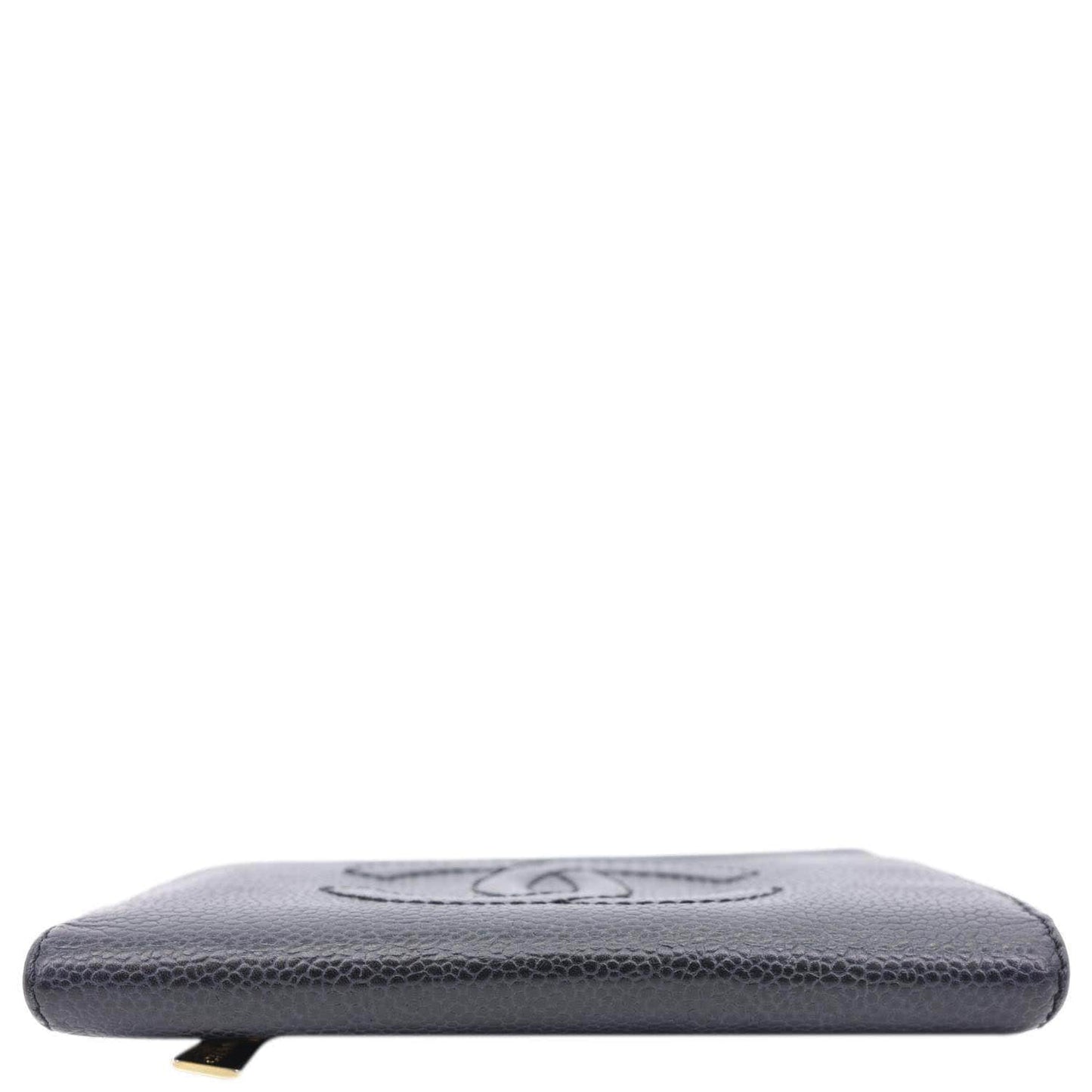 CHANEL Timeless CC Caviar Leather Wallet Black