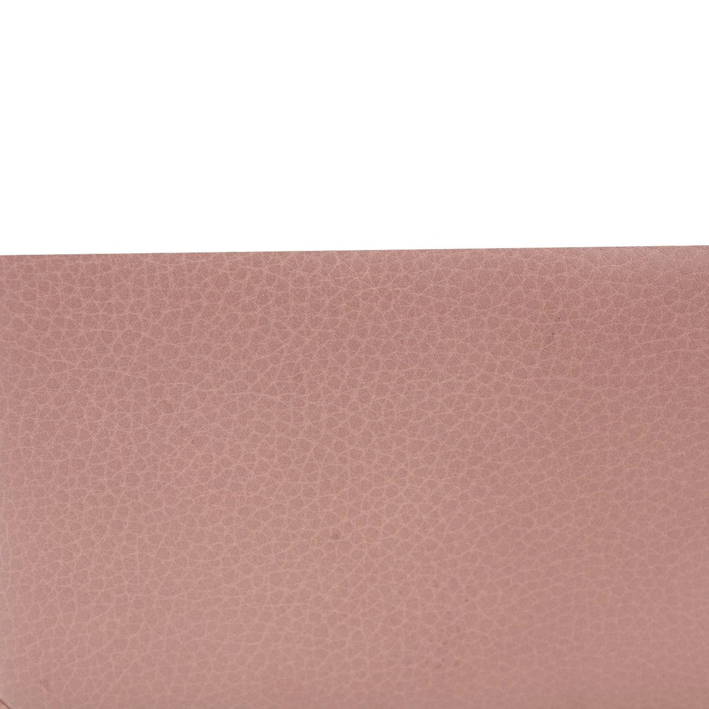 GUCCI Soho Pebbled Calfskin Zip Around Wallet Pink 308280