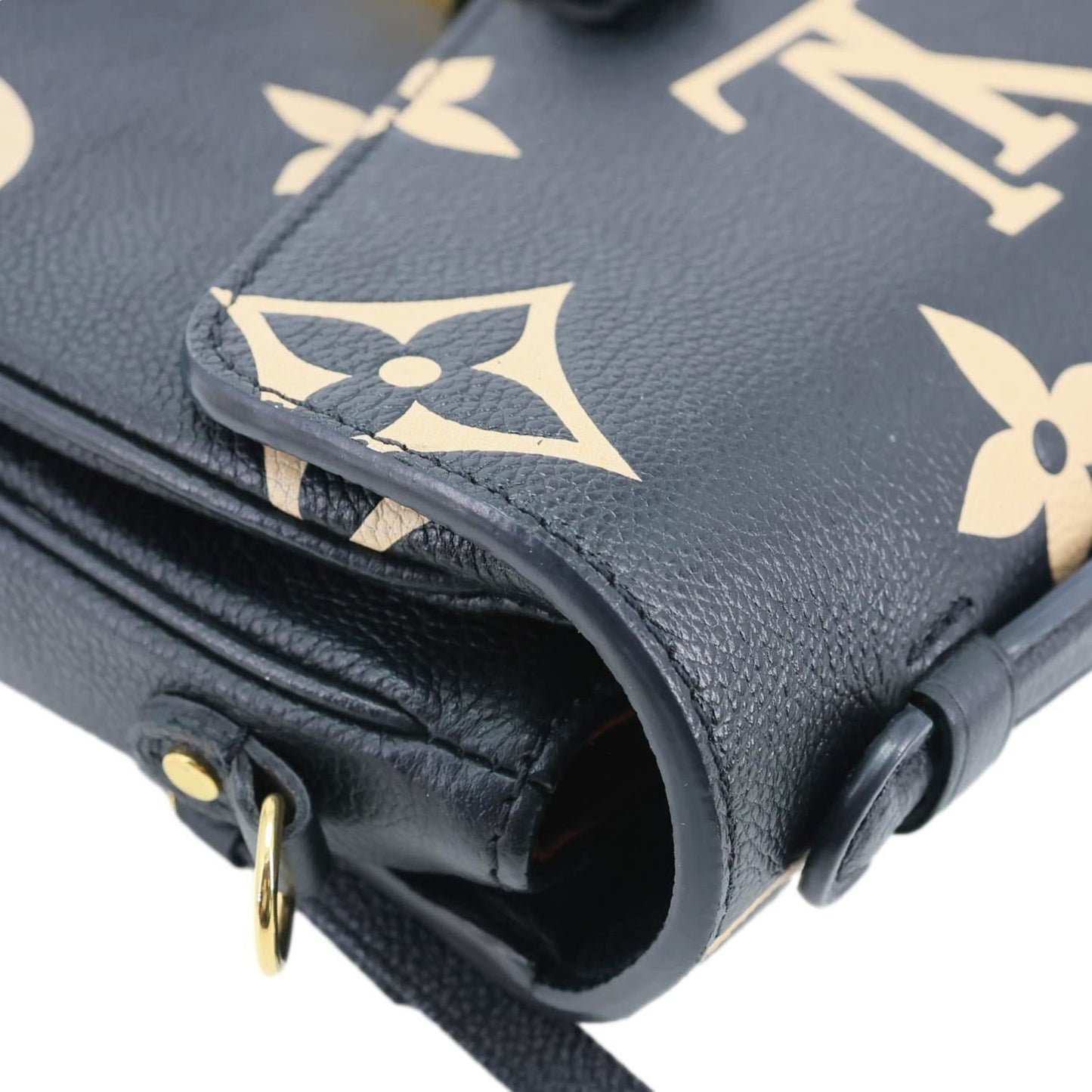 LOUIS VUITTON Metis Pochette Empreinte Leather Crossbody Bag Bicolor