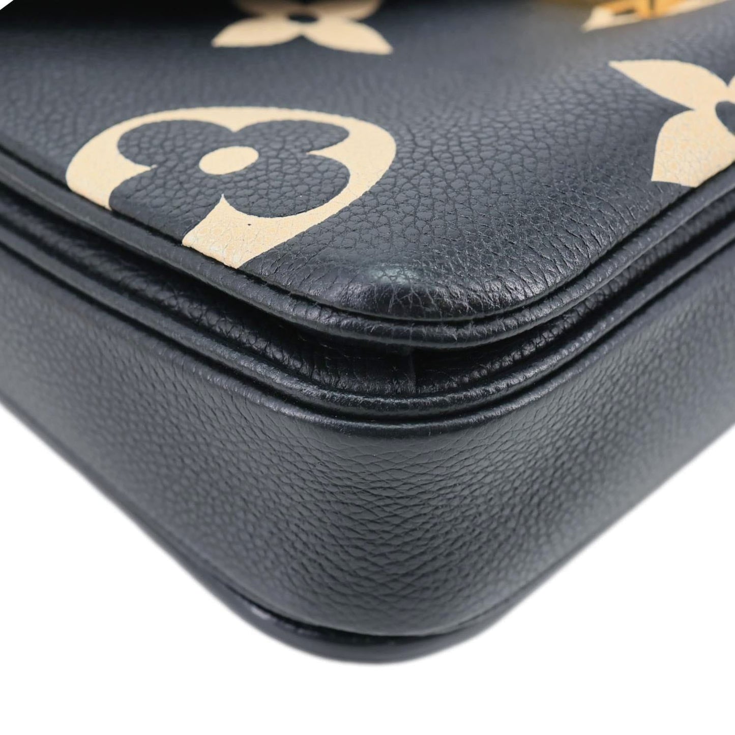 LOUIS VUITTON Metis Pochette Empreinte Leather Crossbody Bag Bicolor