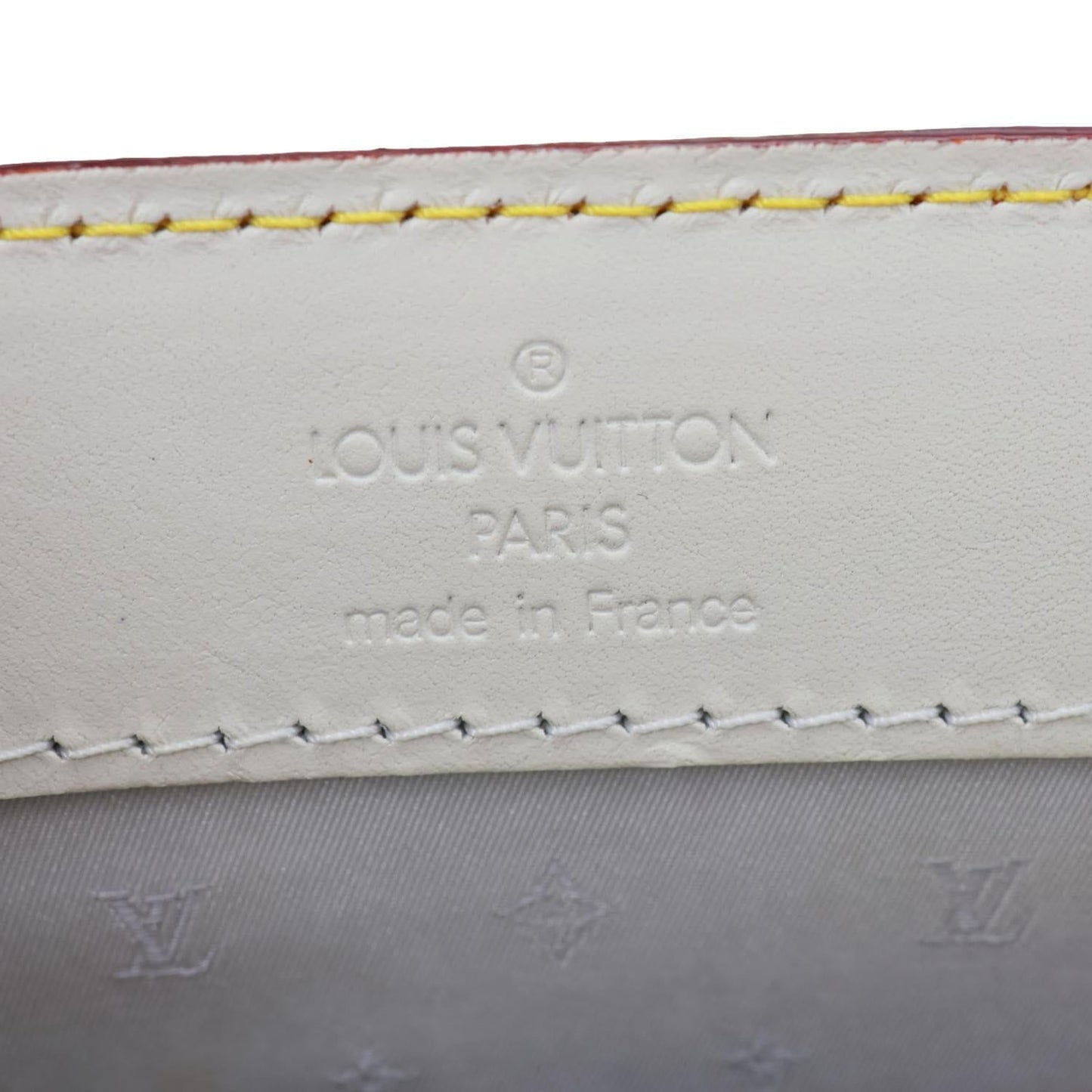 LOUIS VUITTON Suhali Le Fabuleux Leather Satchel Bag Off White