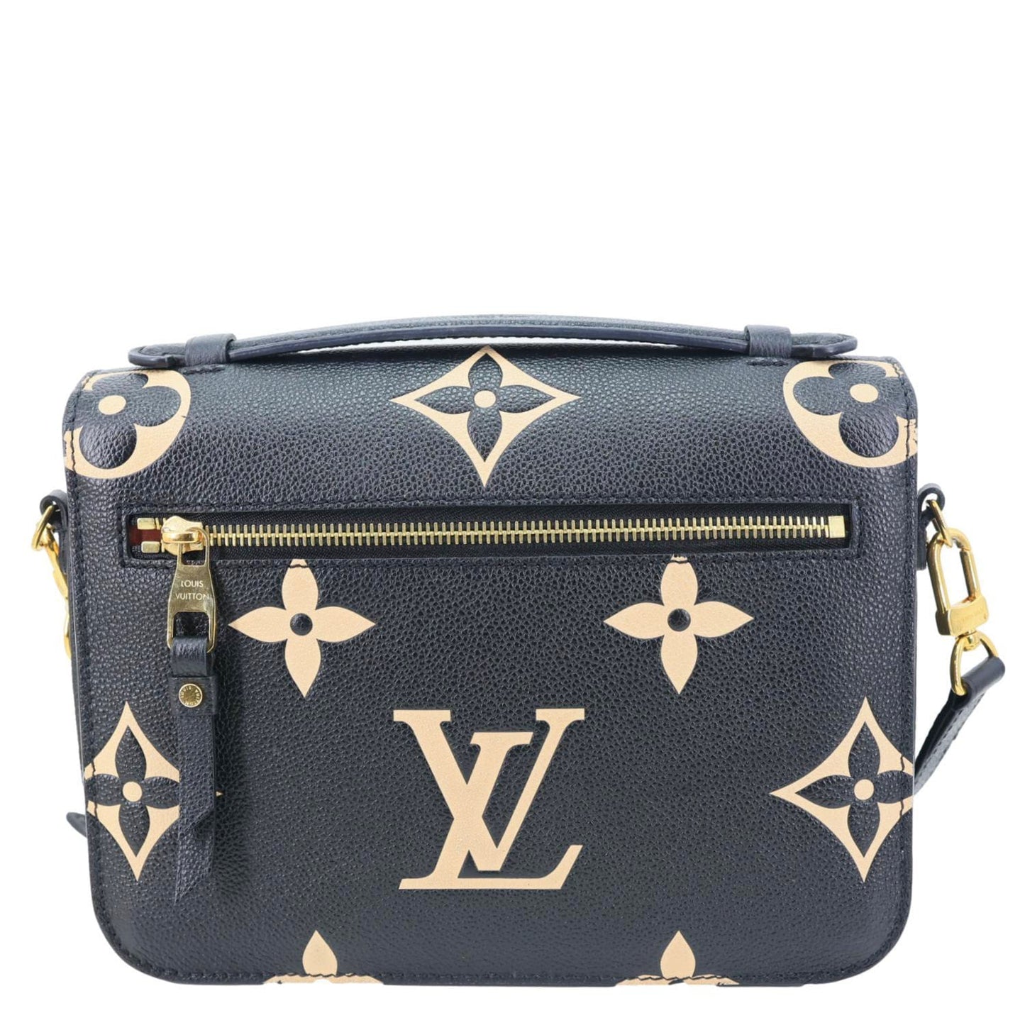 LOUIS VUITTON Metis Pochette Empreinte Leather Crossbody Bag Bicolor